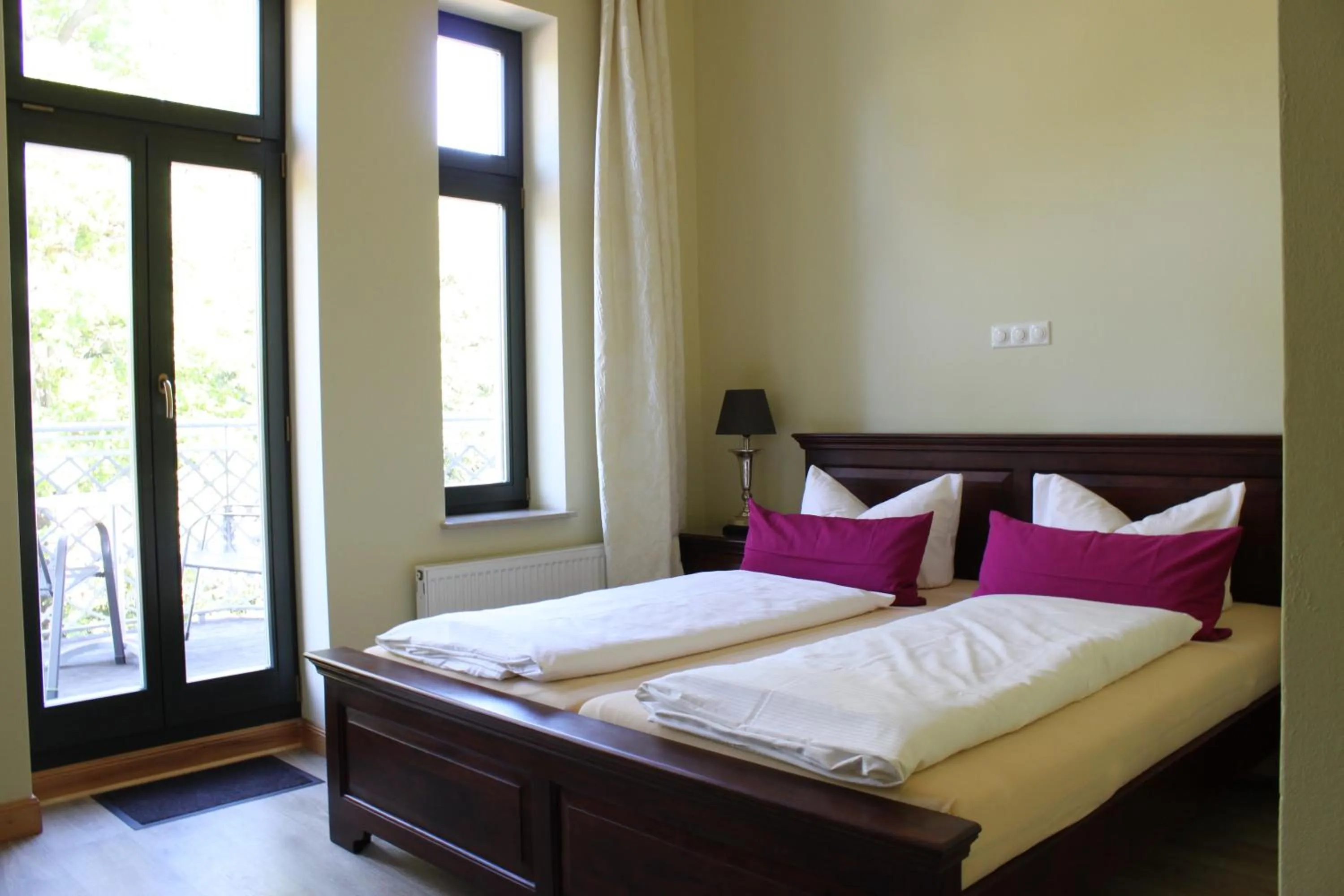 Bed in Hotel Villa Sommer