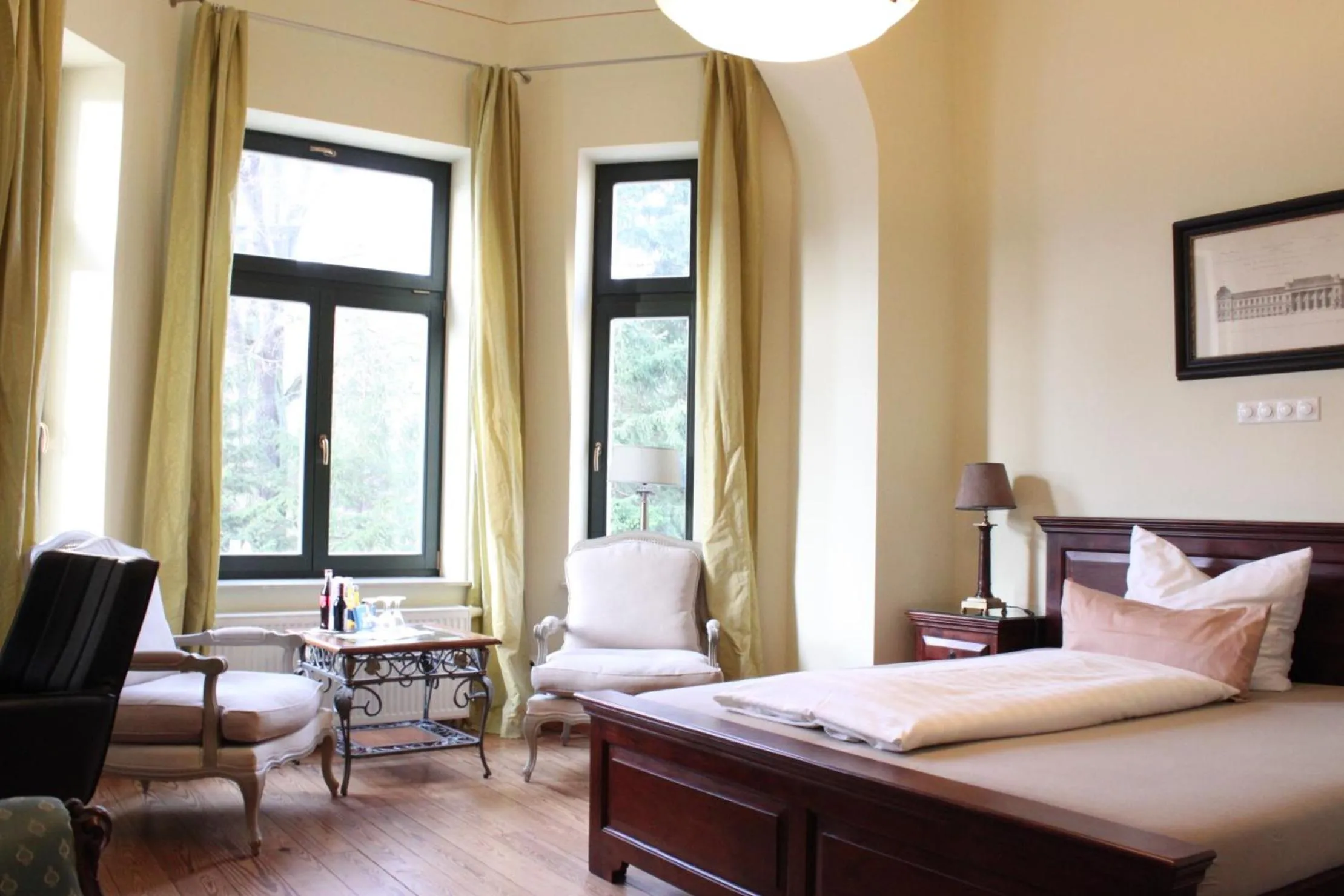 Bed in Hotel Villa Sommer