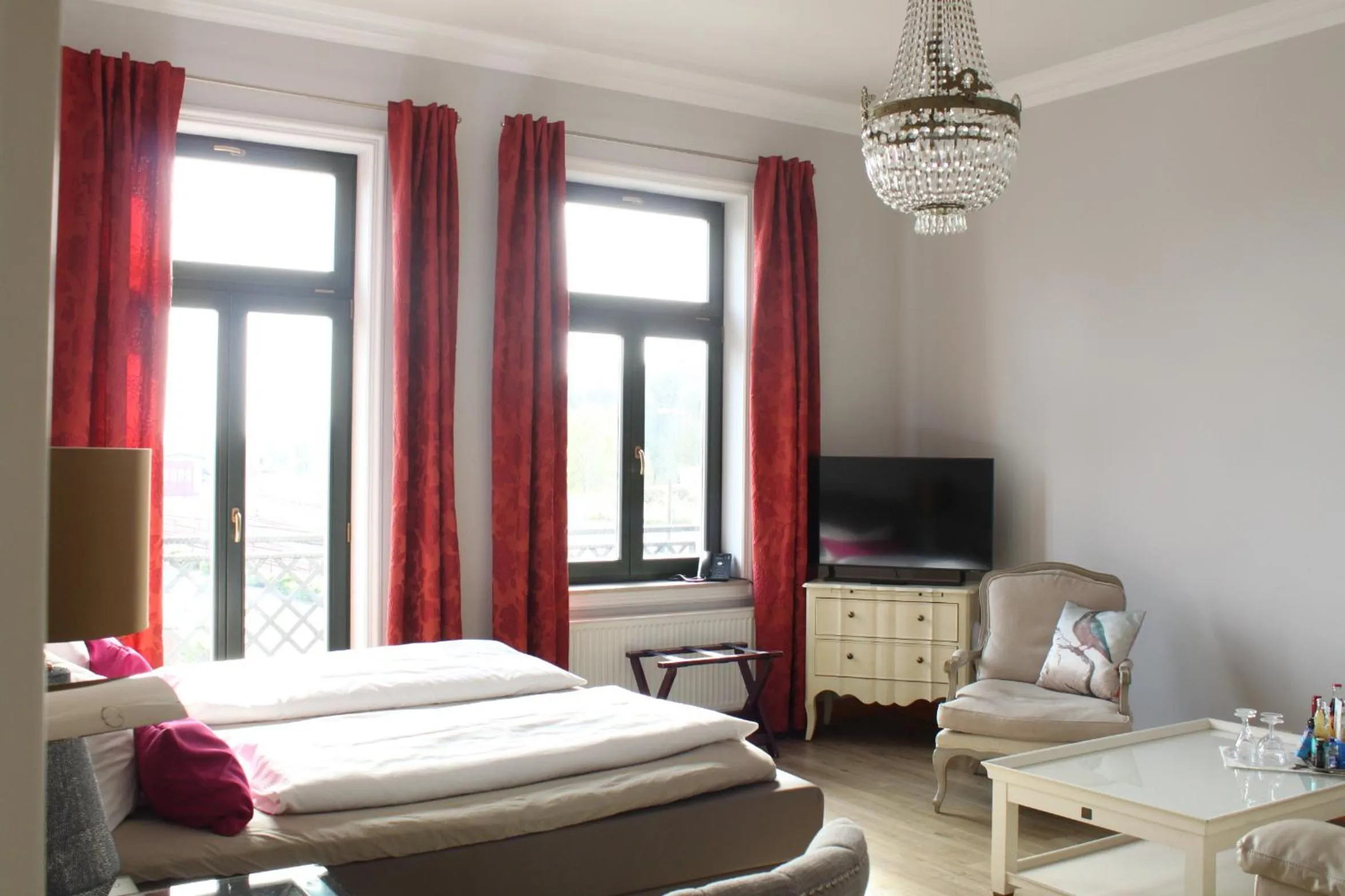 Bed in Hotel Villa Sommer