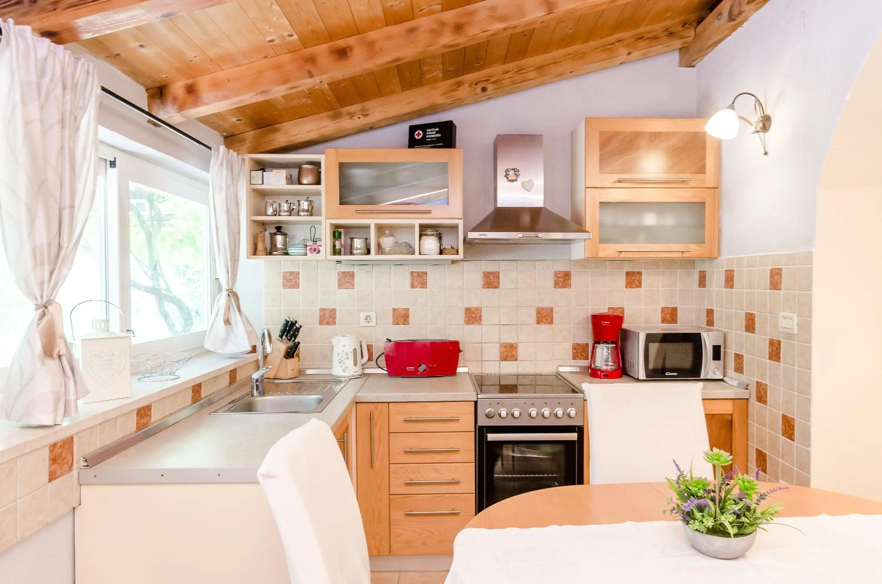 Kitchen or kitchenette in Camelia Luxury Apartments