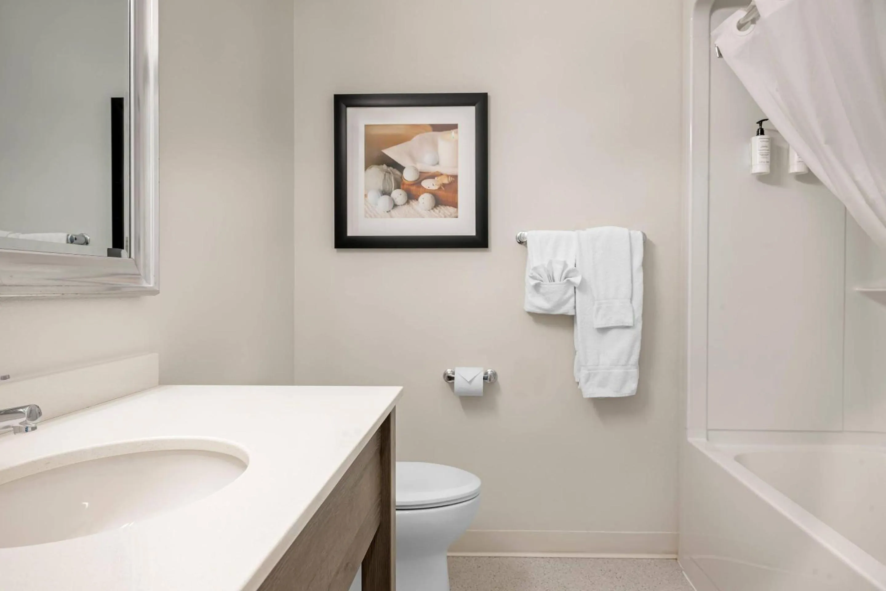 Bedroom in Amsterdam Inn & Suites, an Ascend Collection Hotel