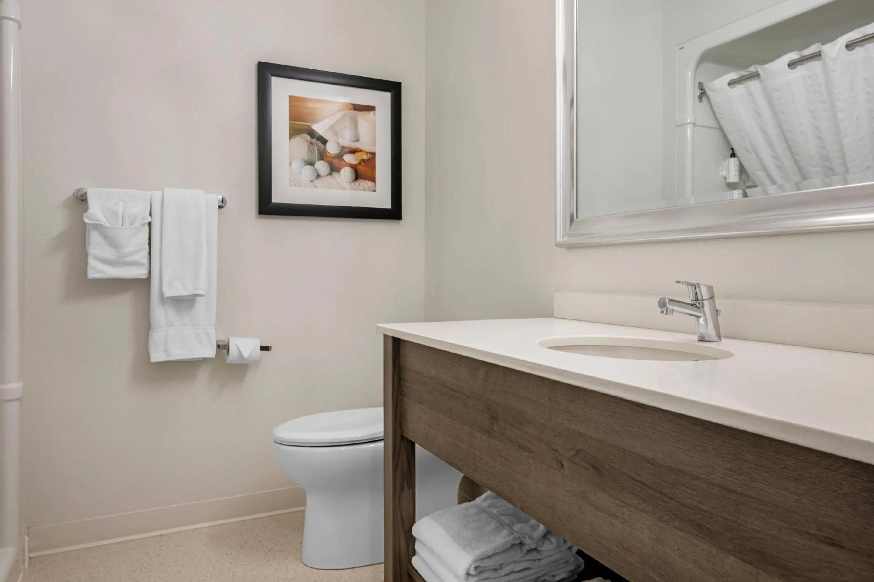 Bedroom in Amsterdam Inn & Suites, an Ascend Collection Hotel