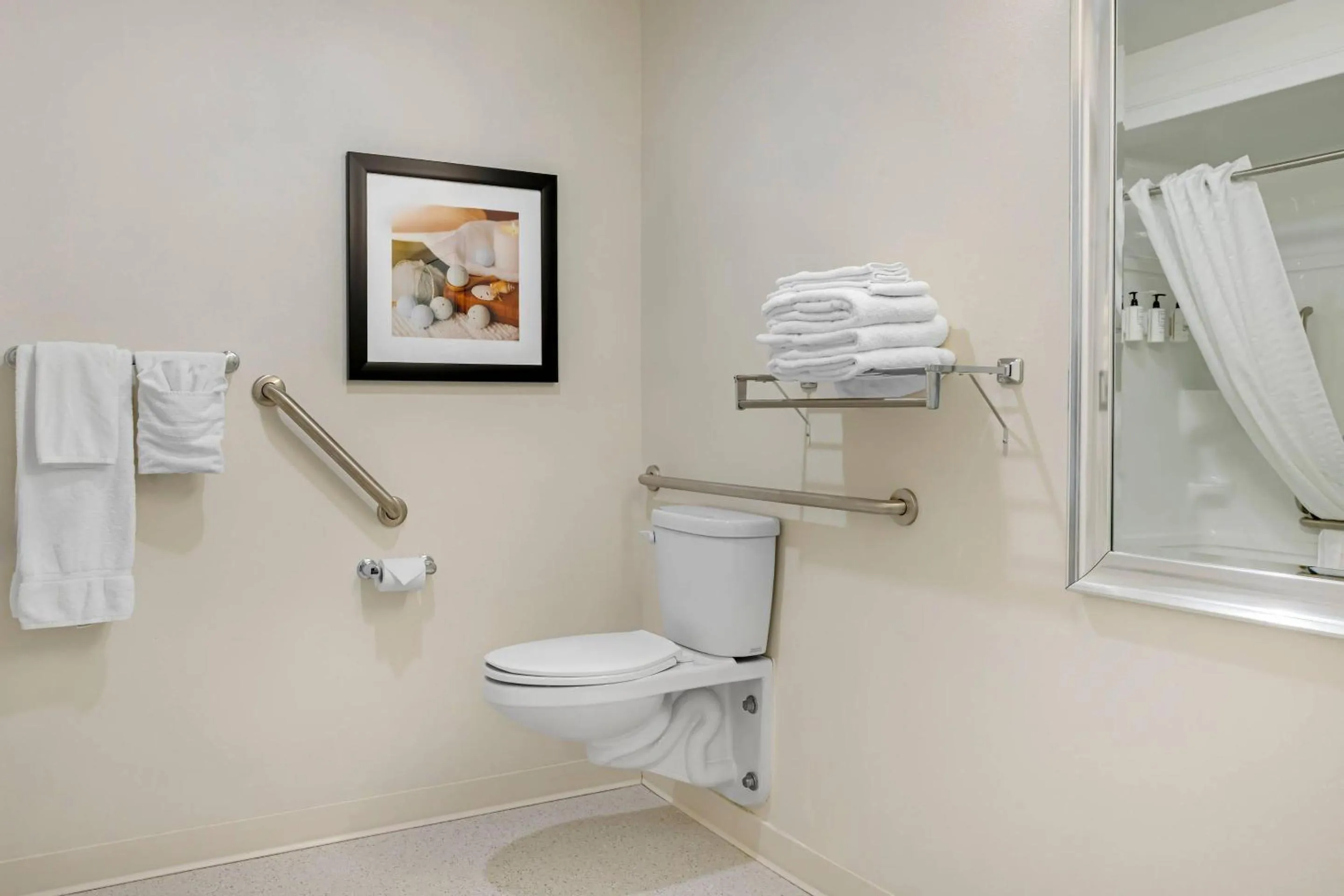 Bedroom in Amsterdam Inn & Suites, an Ascend Collection Hotel