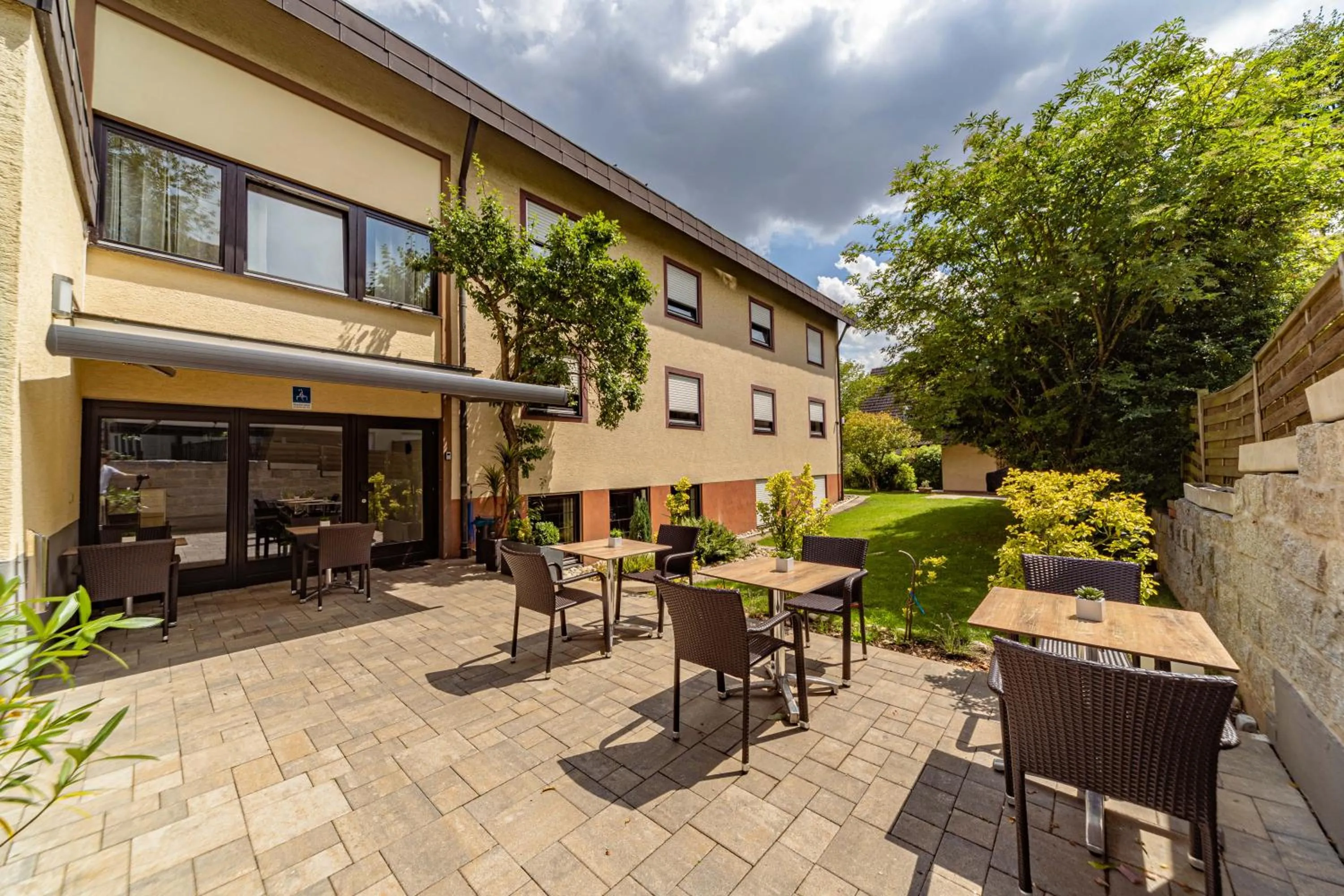 Garden in Hotel Franken