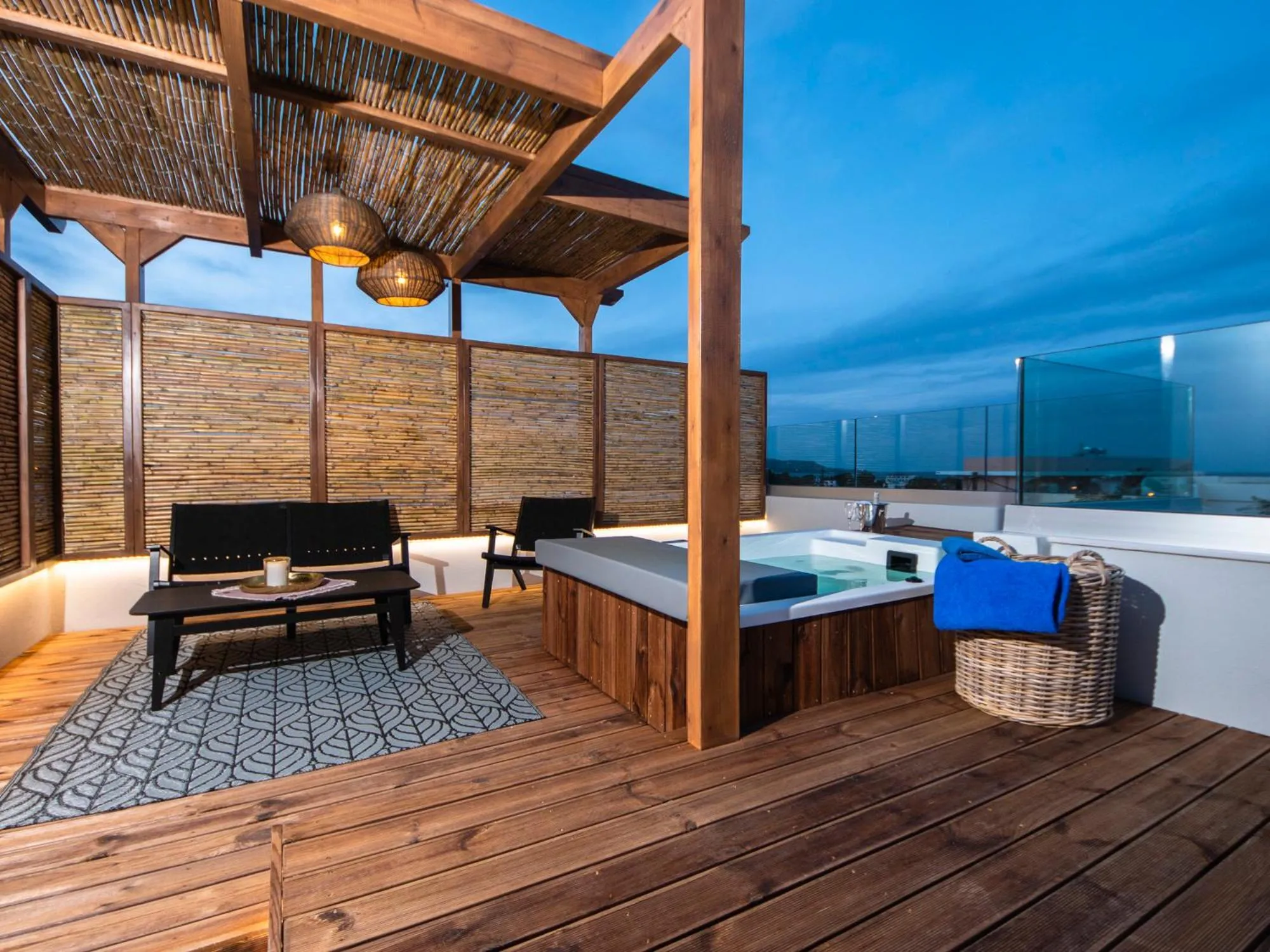 Patio in Lymberia Hotel