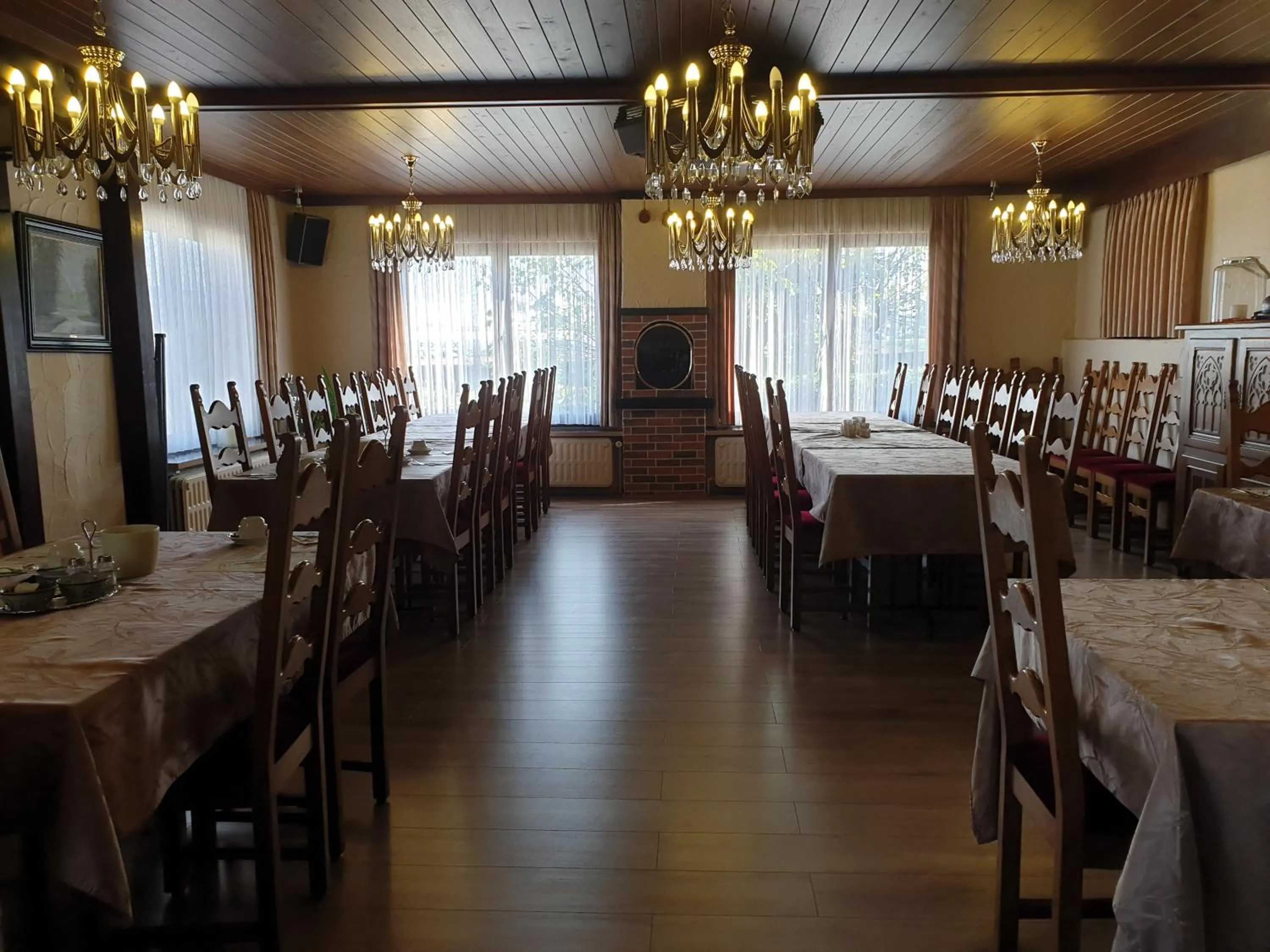 Dining area in Hostellerie Daiseldaele