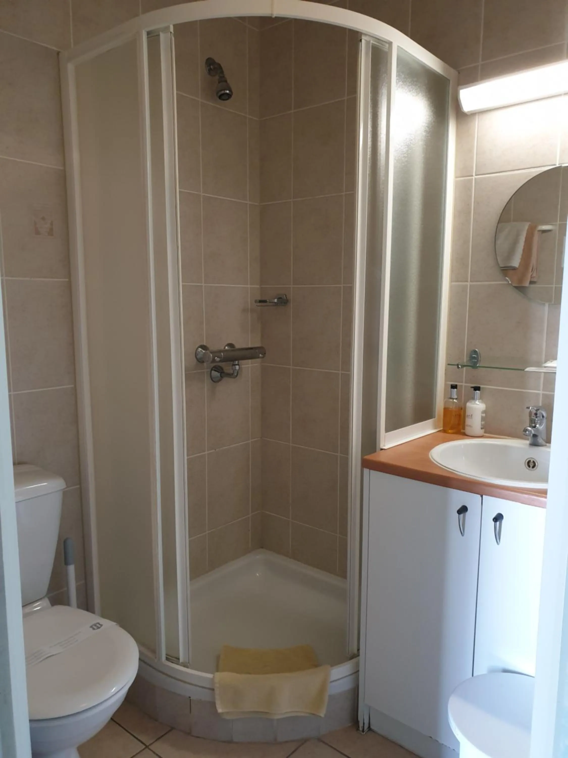 Shower in Hostellerie Daiseldaele