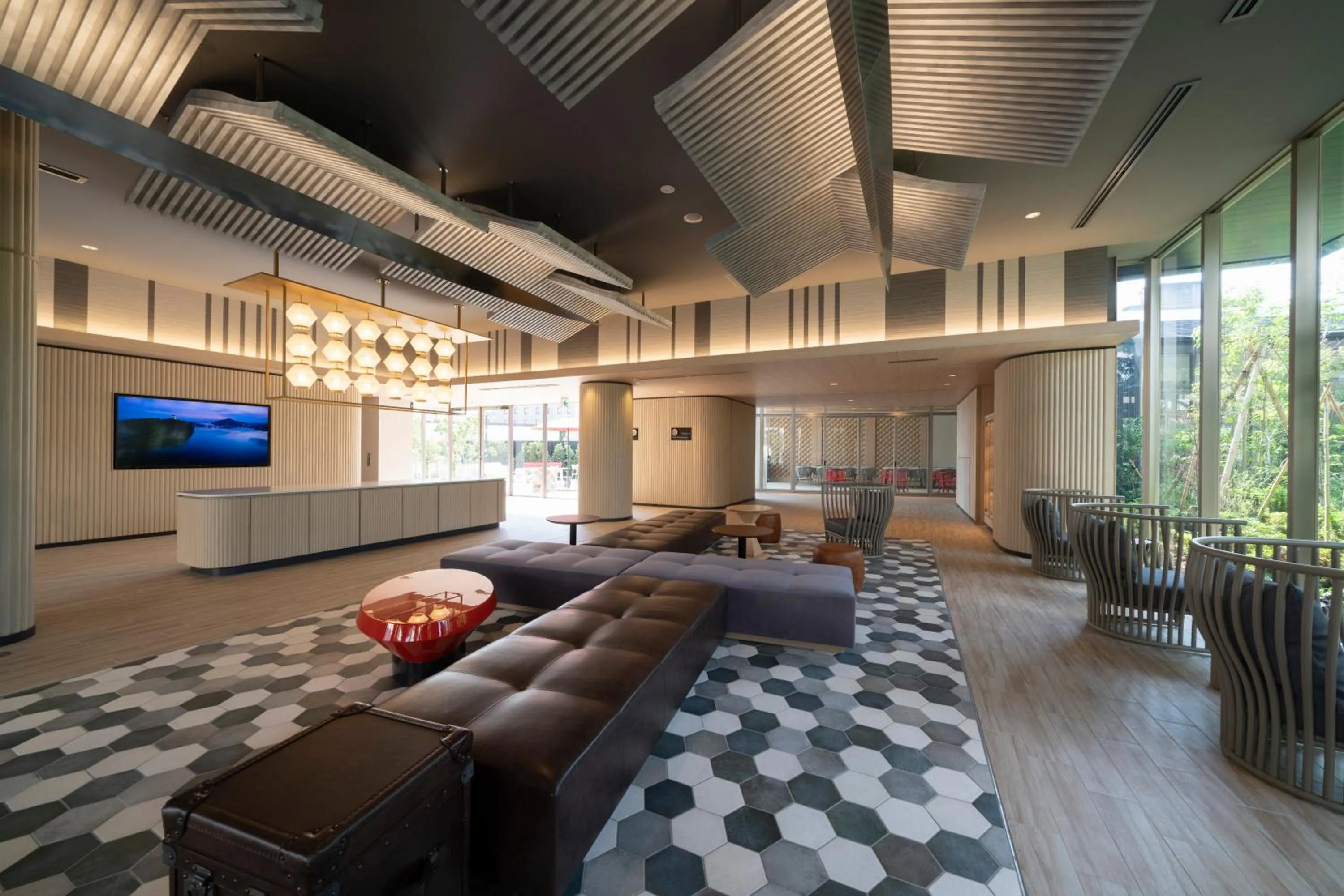 Lobby or reception in HOTEL μ STYLE INUYAMA experience