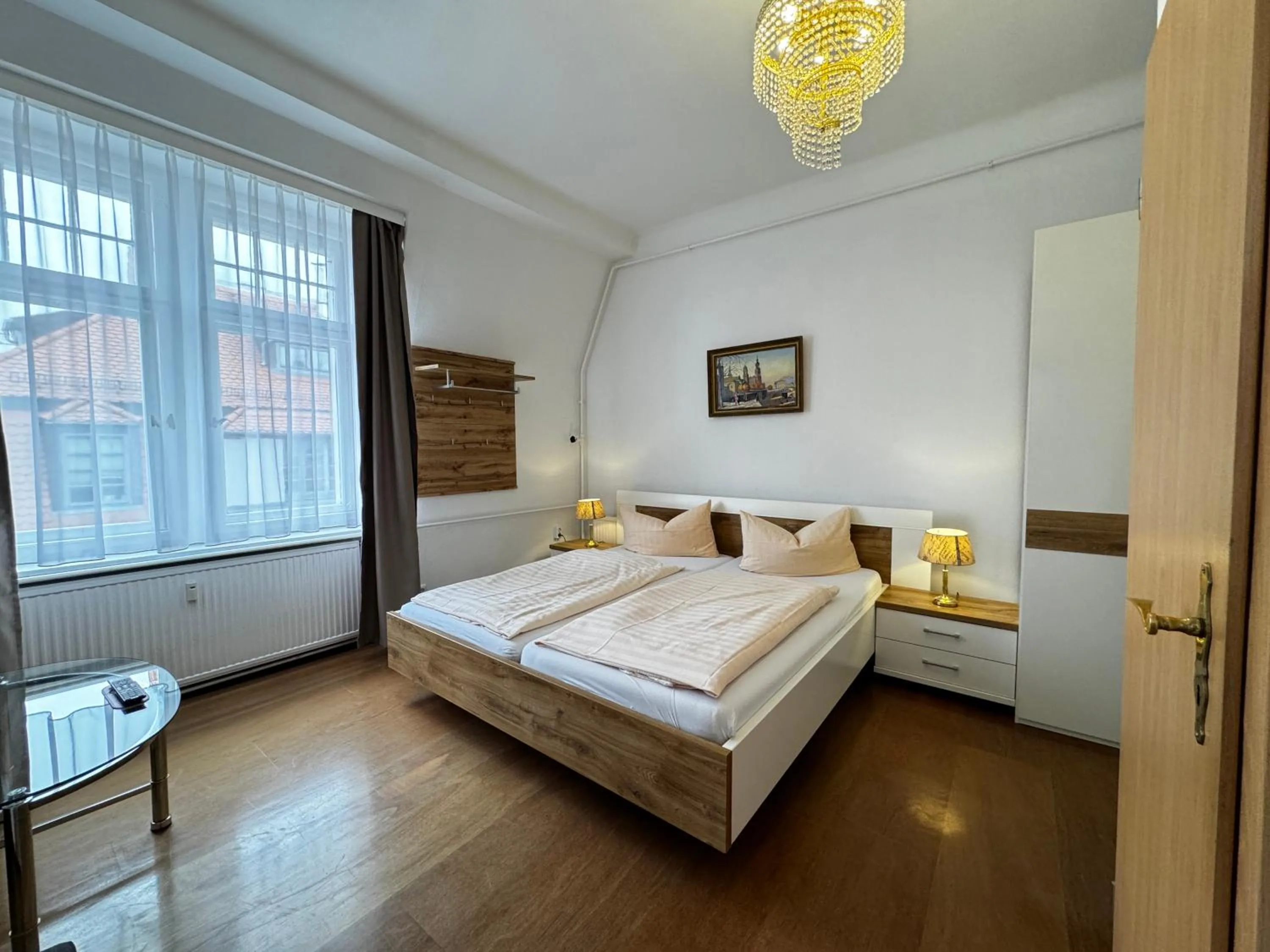 Bed in Hotel Zu den Linden