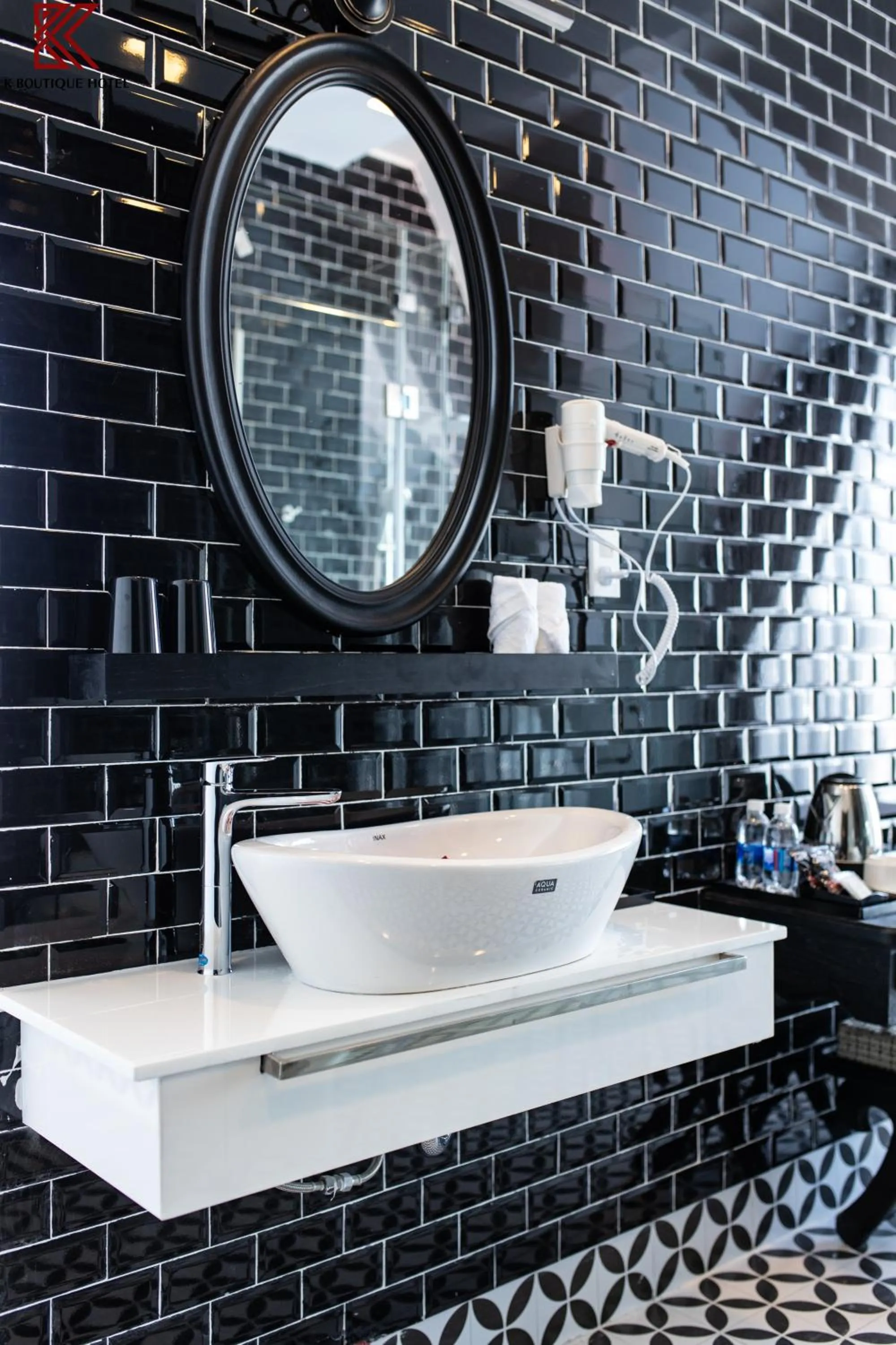 Bathroom in TTR Skypool View Hotel
