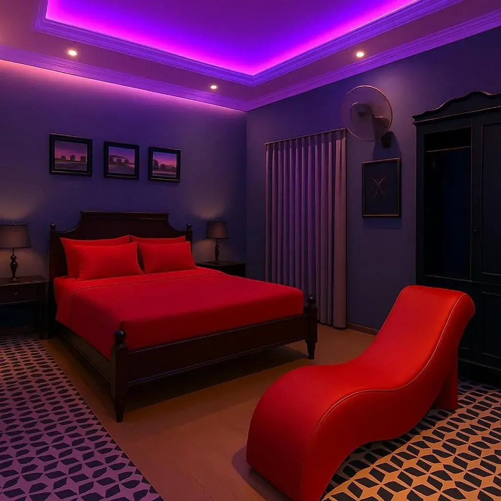 Bed in TTR Skypool View Hotel Bed in TTR Skypool View Hotel