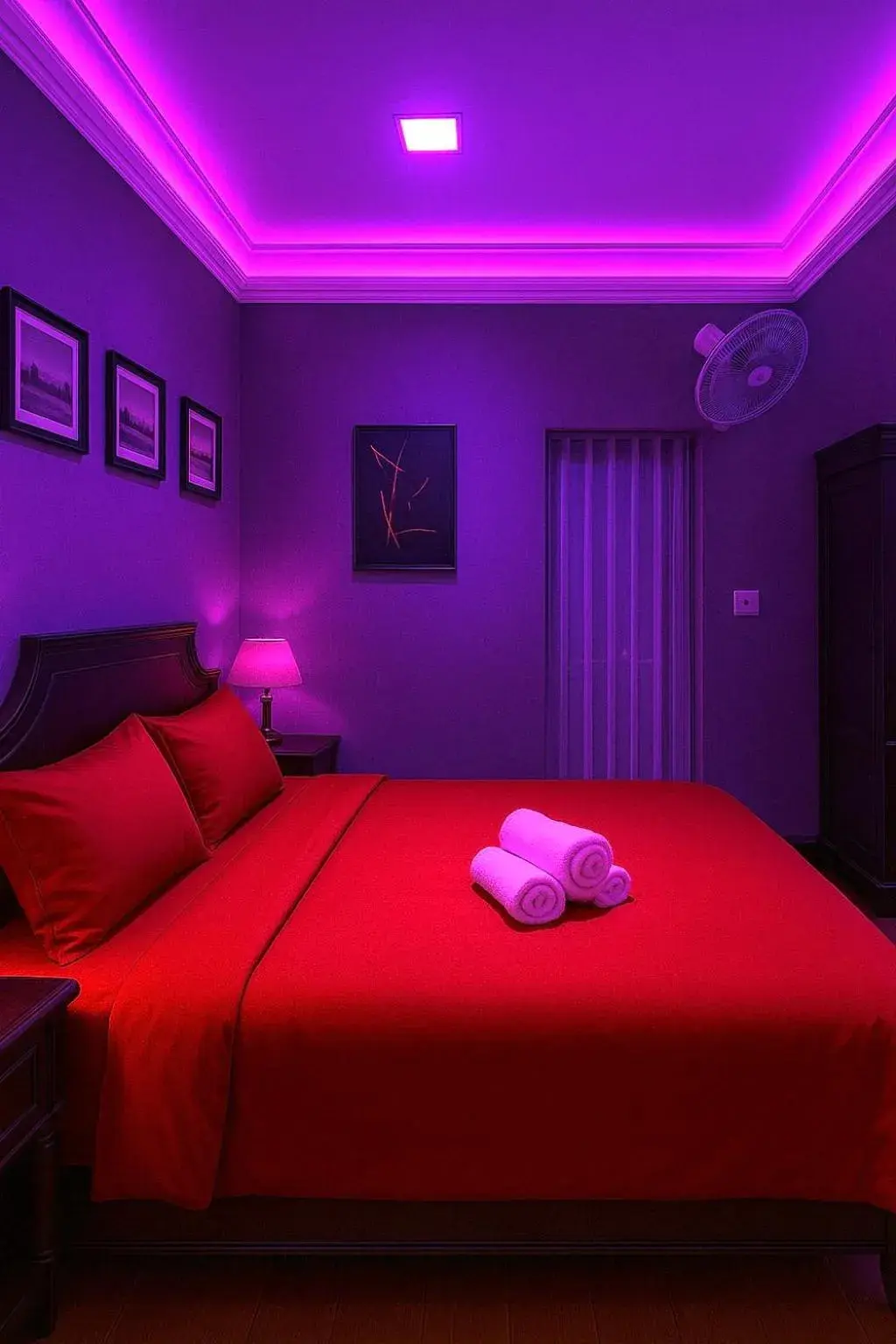 Bed in TTR Skypool View Hotel Bed in TTR Skypool View Hotel