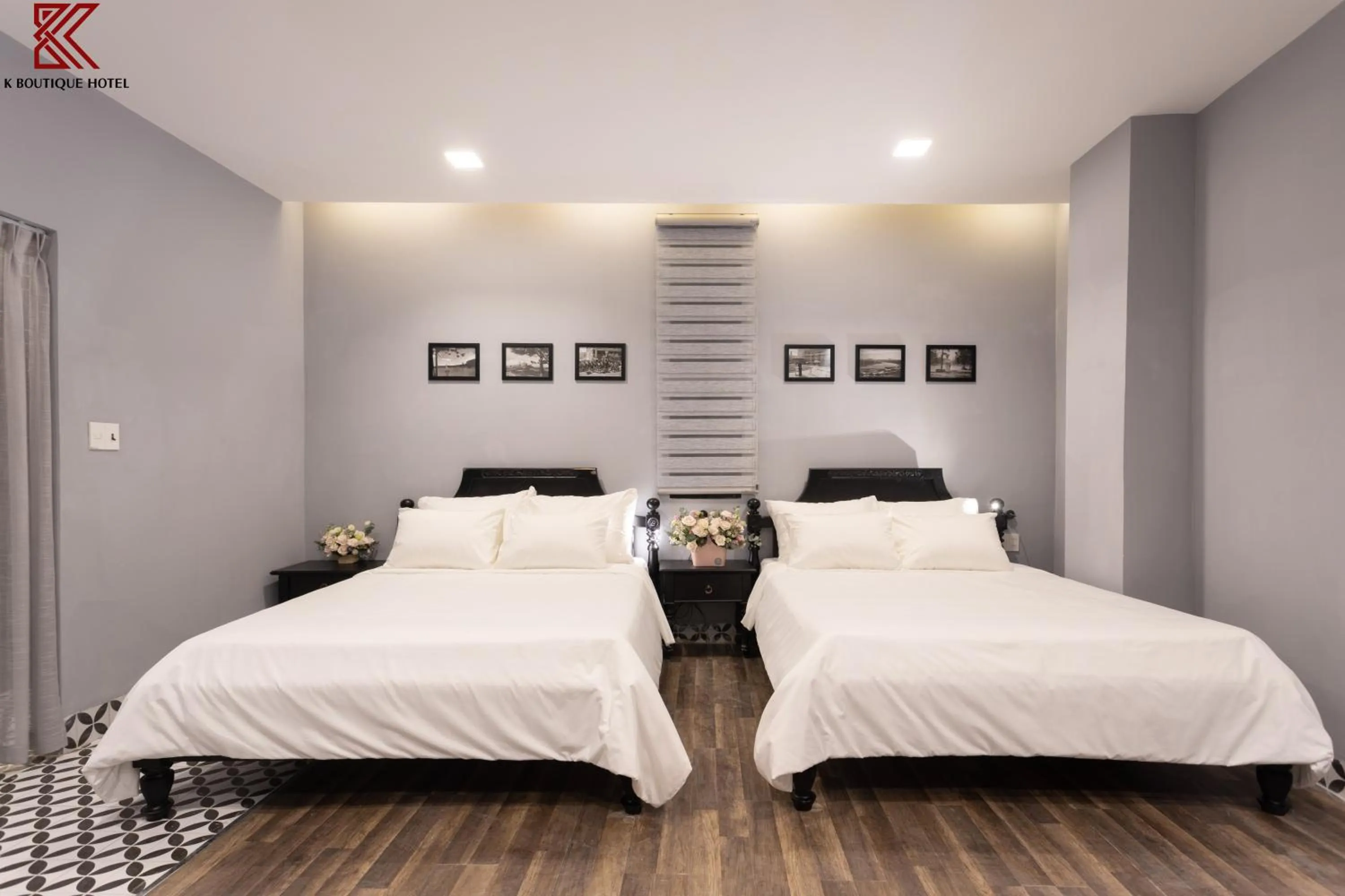 Bed in TTR Skypool View Hotel