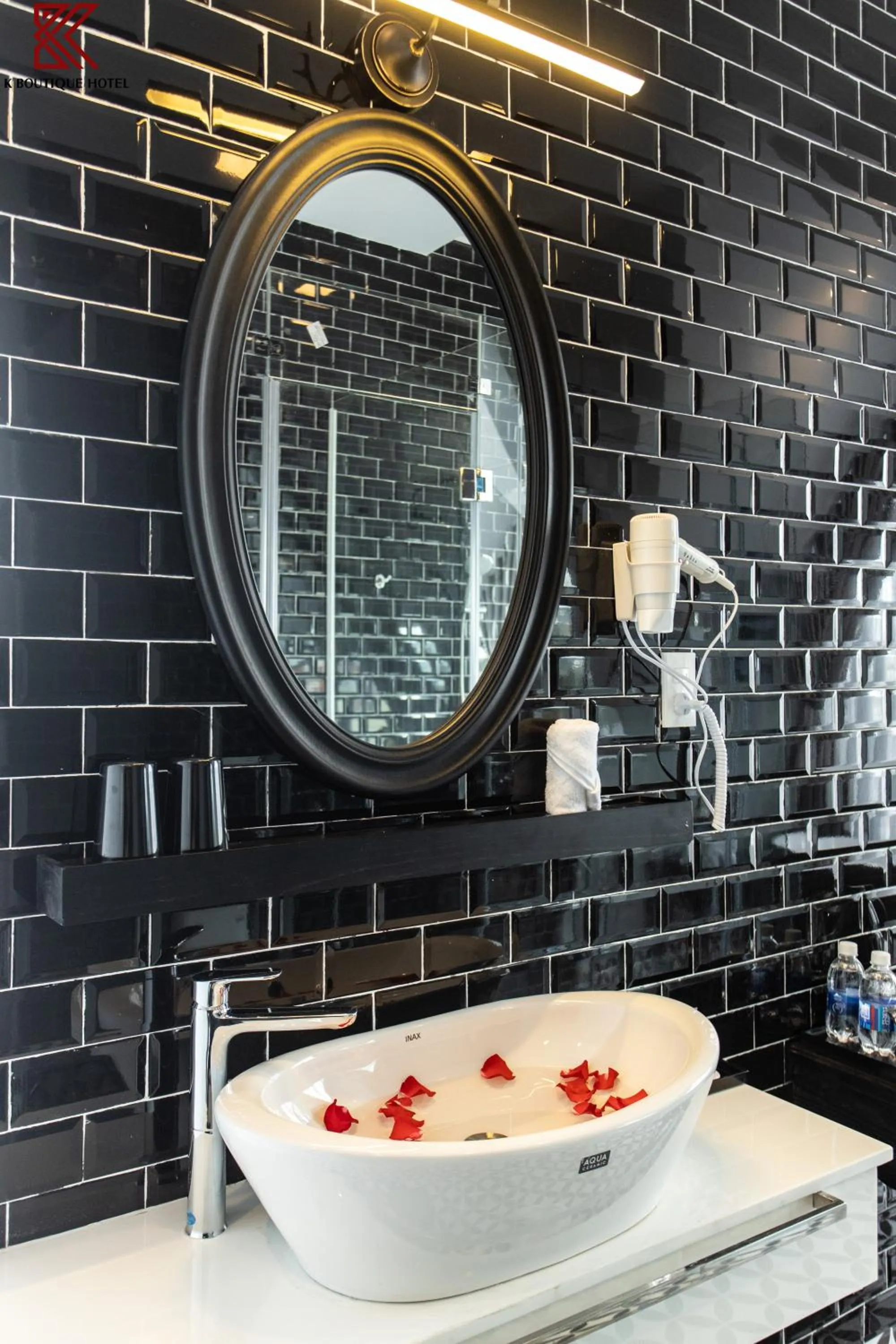 Bathroom in TTR Skypool View Hotel