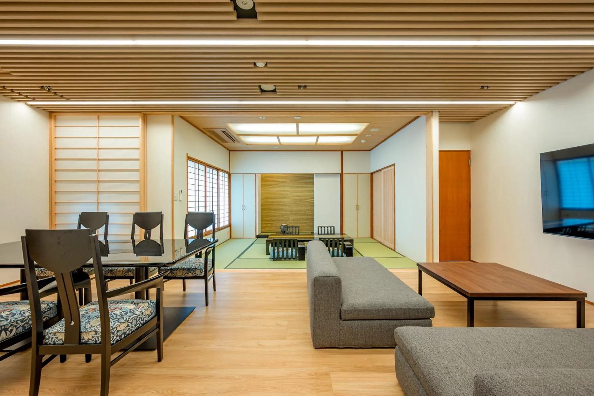 Living room in Hakone Yumoto Onsen Hotel Kajikaso