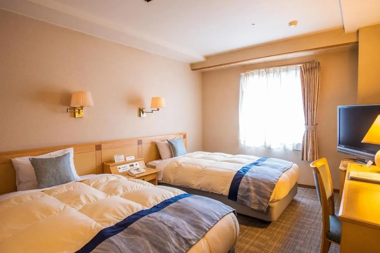 Twin Room - single occupancy in Hakone Yumoto Onsen Hotel Kajikaso Twin Room - single occupancy in Hakone Yumoto Onsen Hotel Kajikaso