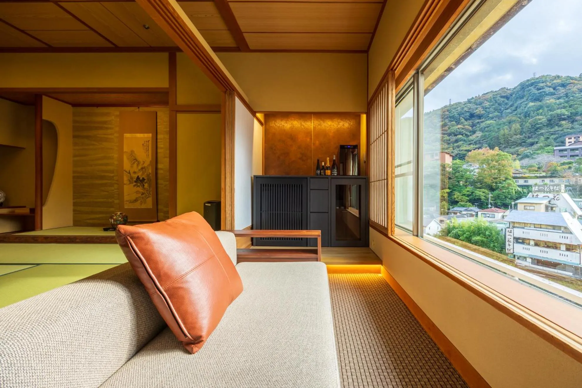 Living room in Hakone Yumoto Onsen Hotel Kajikaso