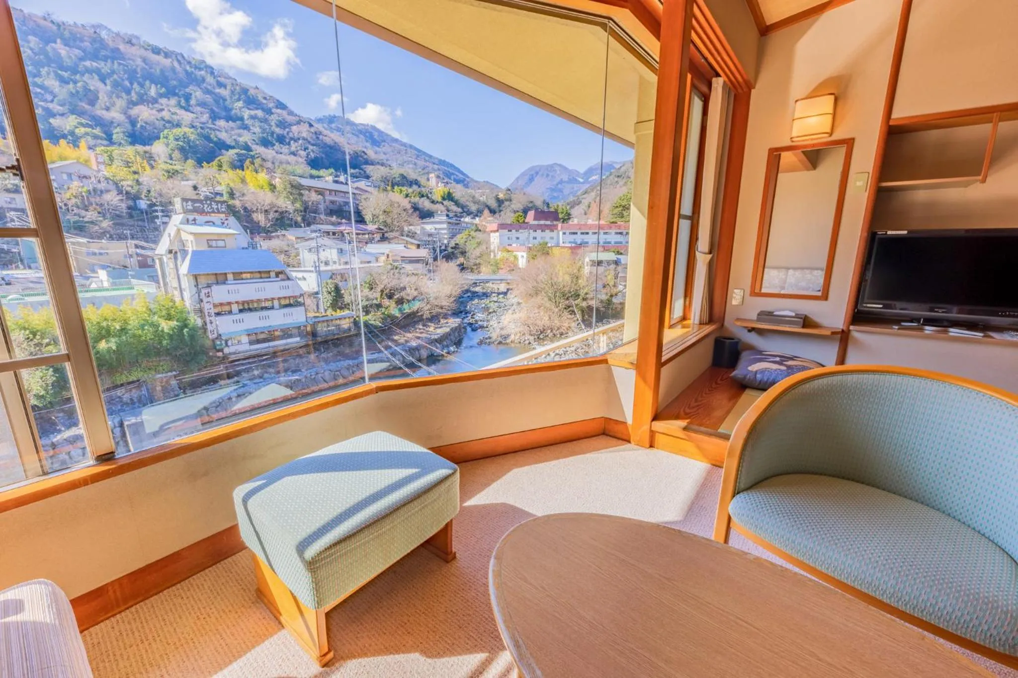 River view in Hakone Yumoto Onsen Hotel Kajikaso