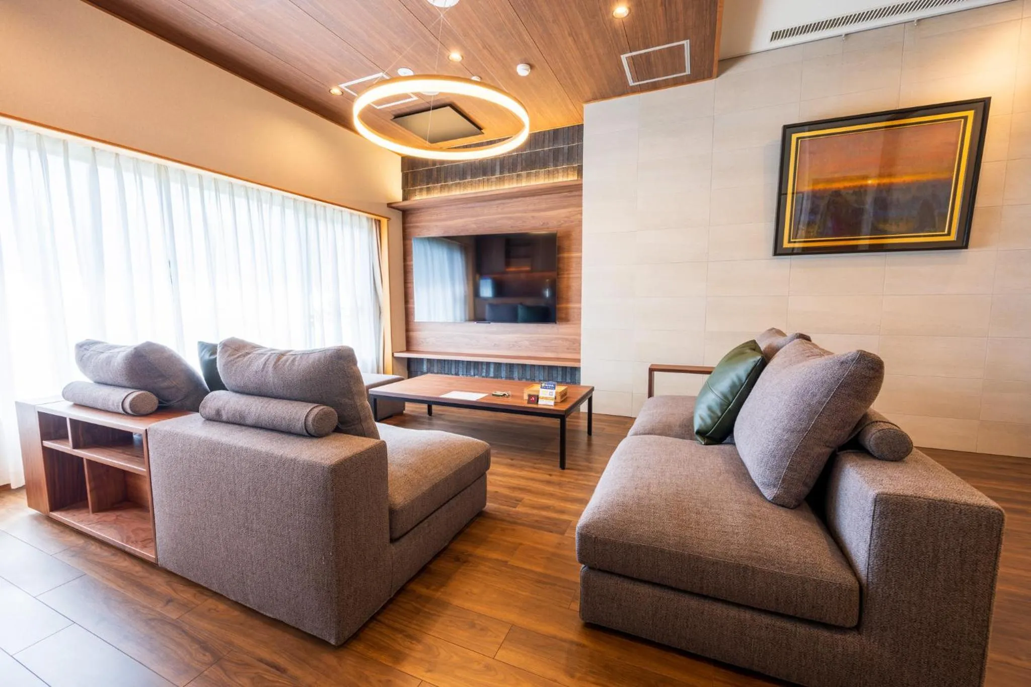 Living room in Hakone Yumoto Onsen Hotel Kajikaso