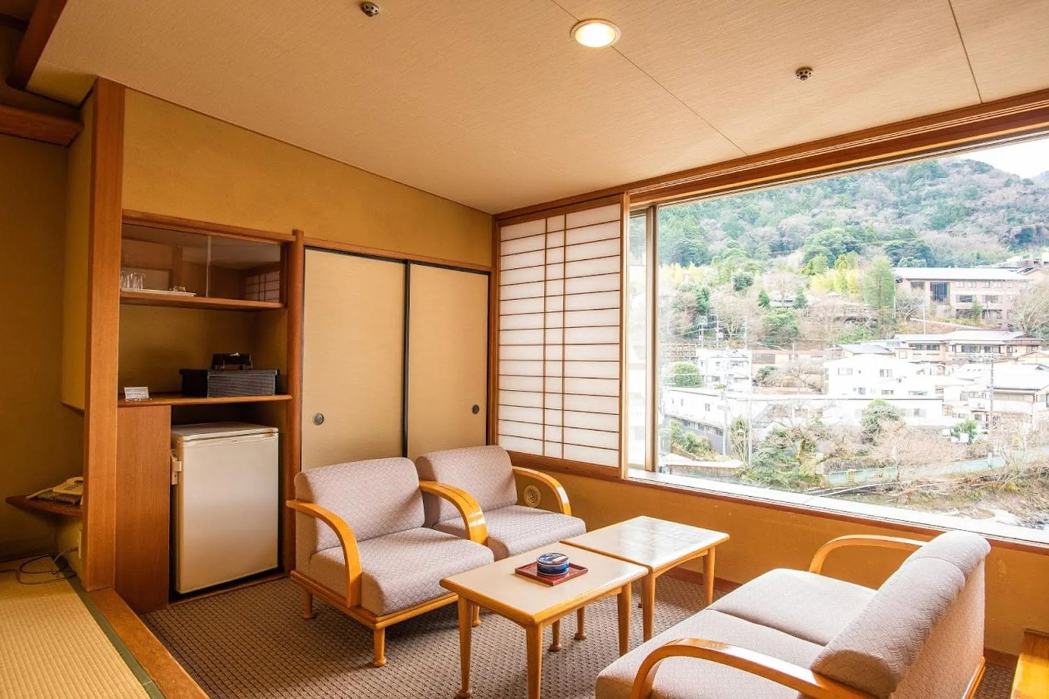 Living room in Hakone Yumoto Onsen Hotel Kajikaso