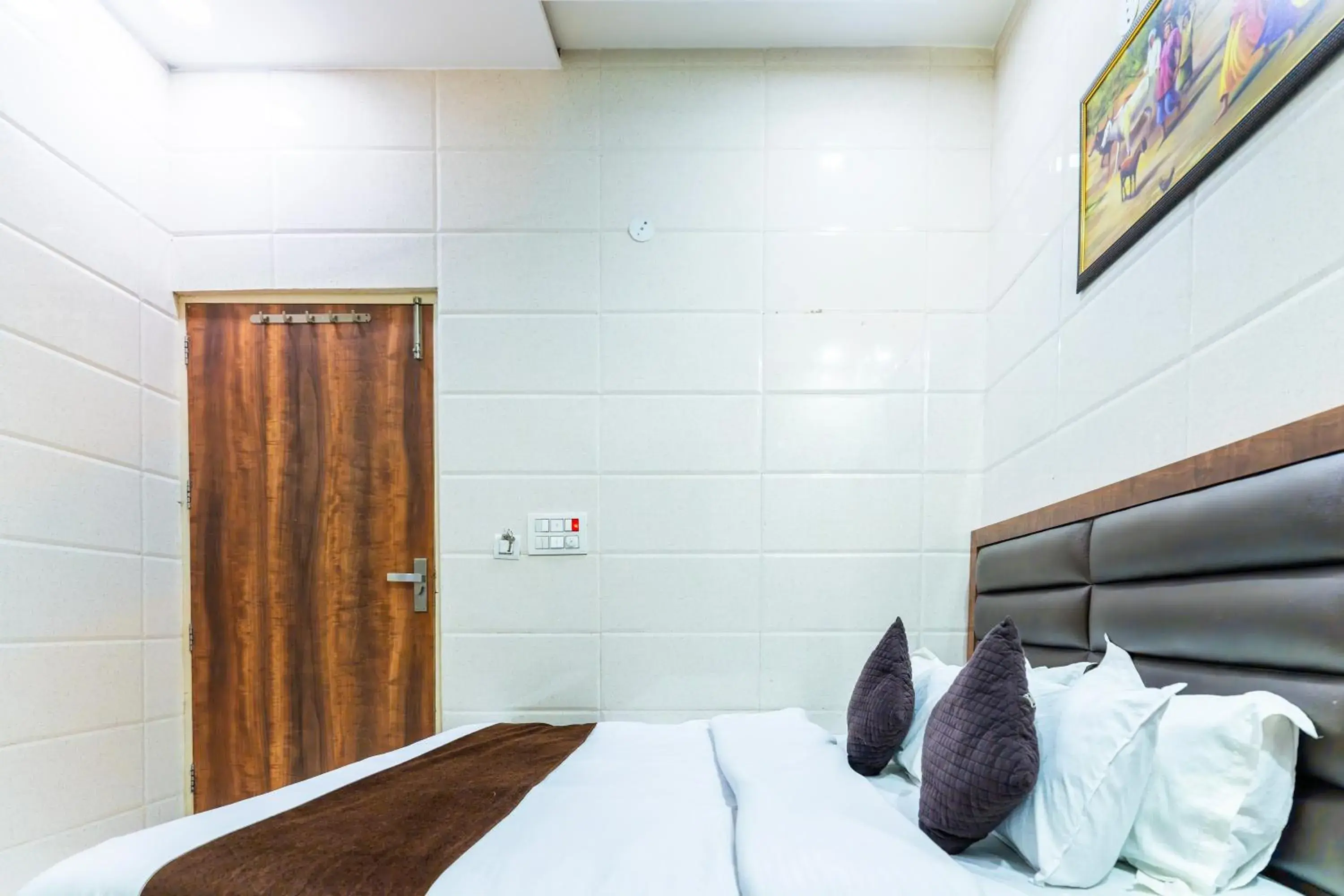 Bed in Jasneet Homestay Bed in Jasneet Homestay