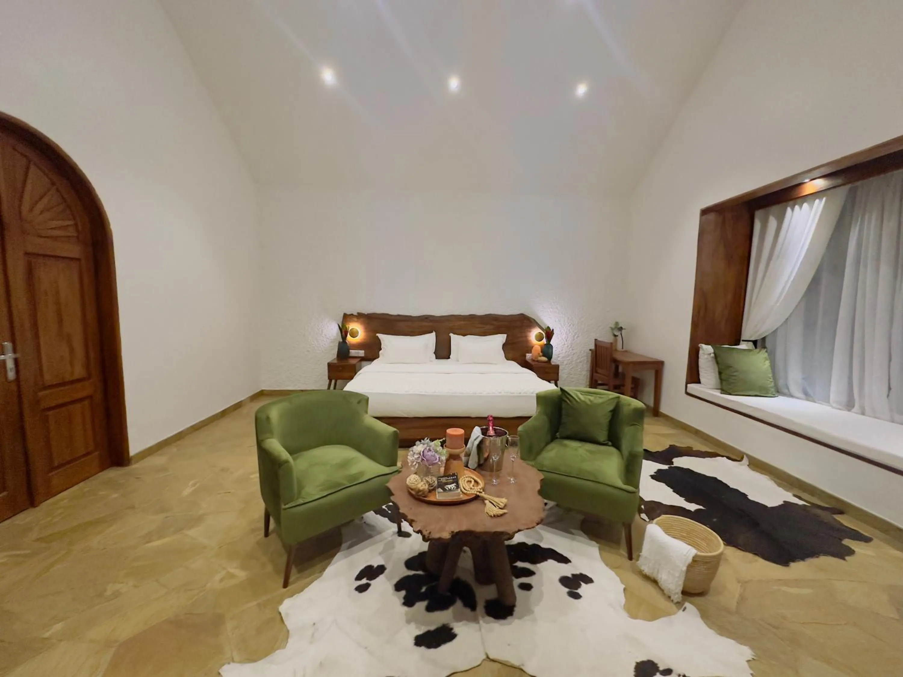 Bed in Tulivu Kilimanjaro Retreat