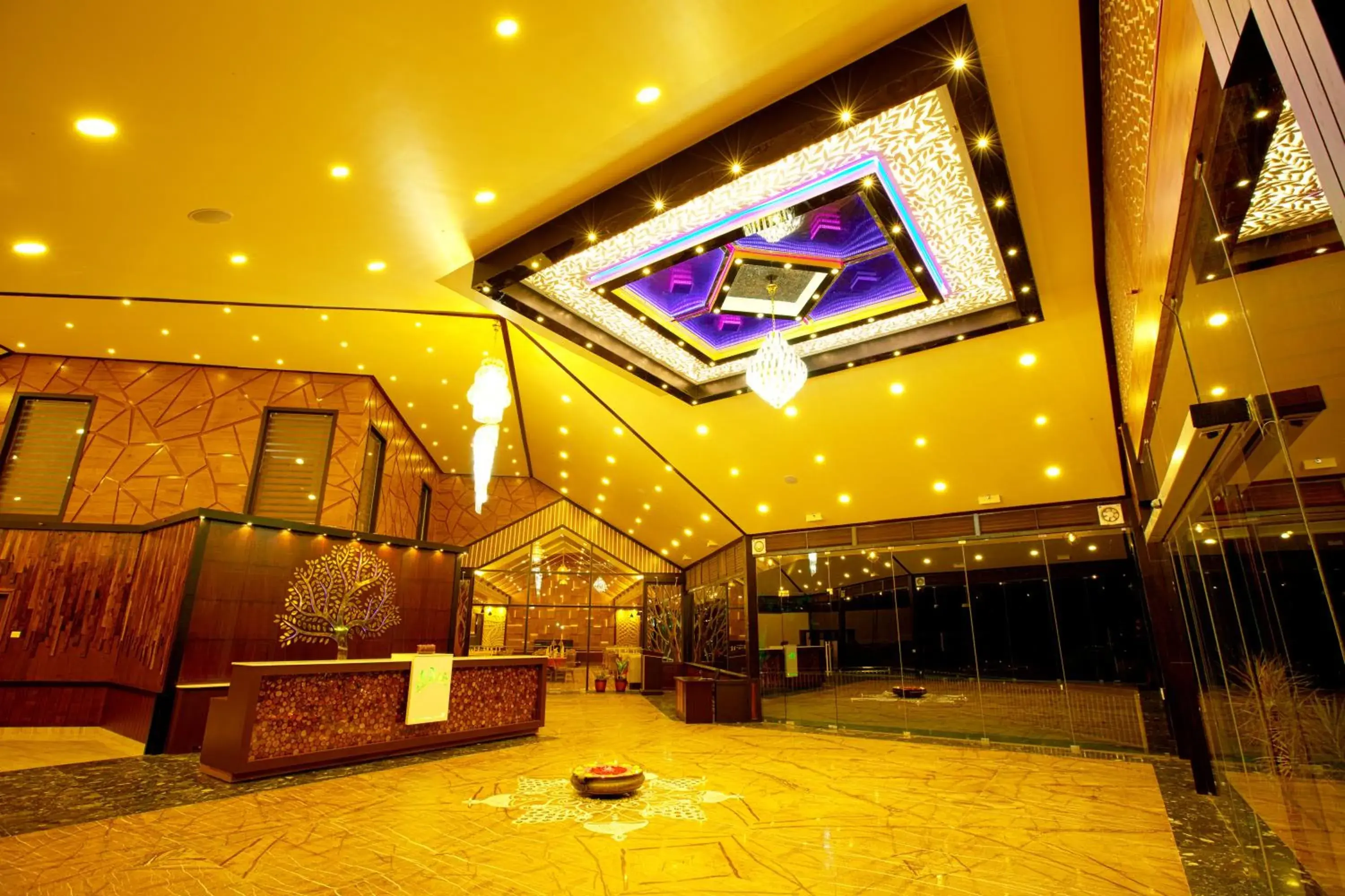 Lobby or reception in Au Revoir Wellness Resort, Malampuzha Lobby or reception in Au Revoir Wellness Resort, Malampuzha