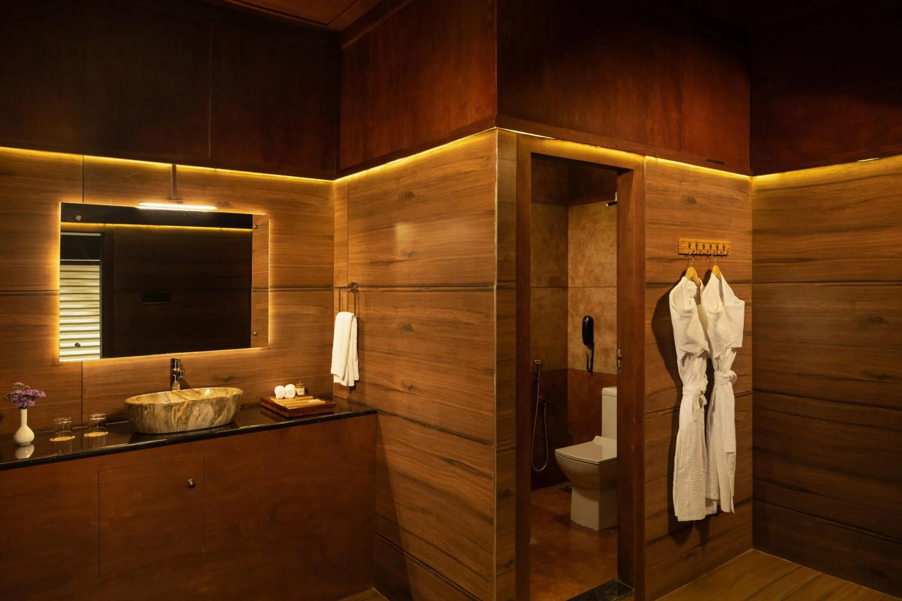 Bathroom in Au Revoir Wellness Resort, Malampuzha