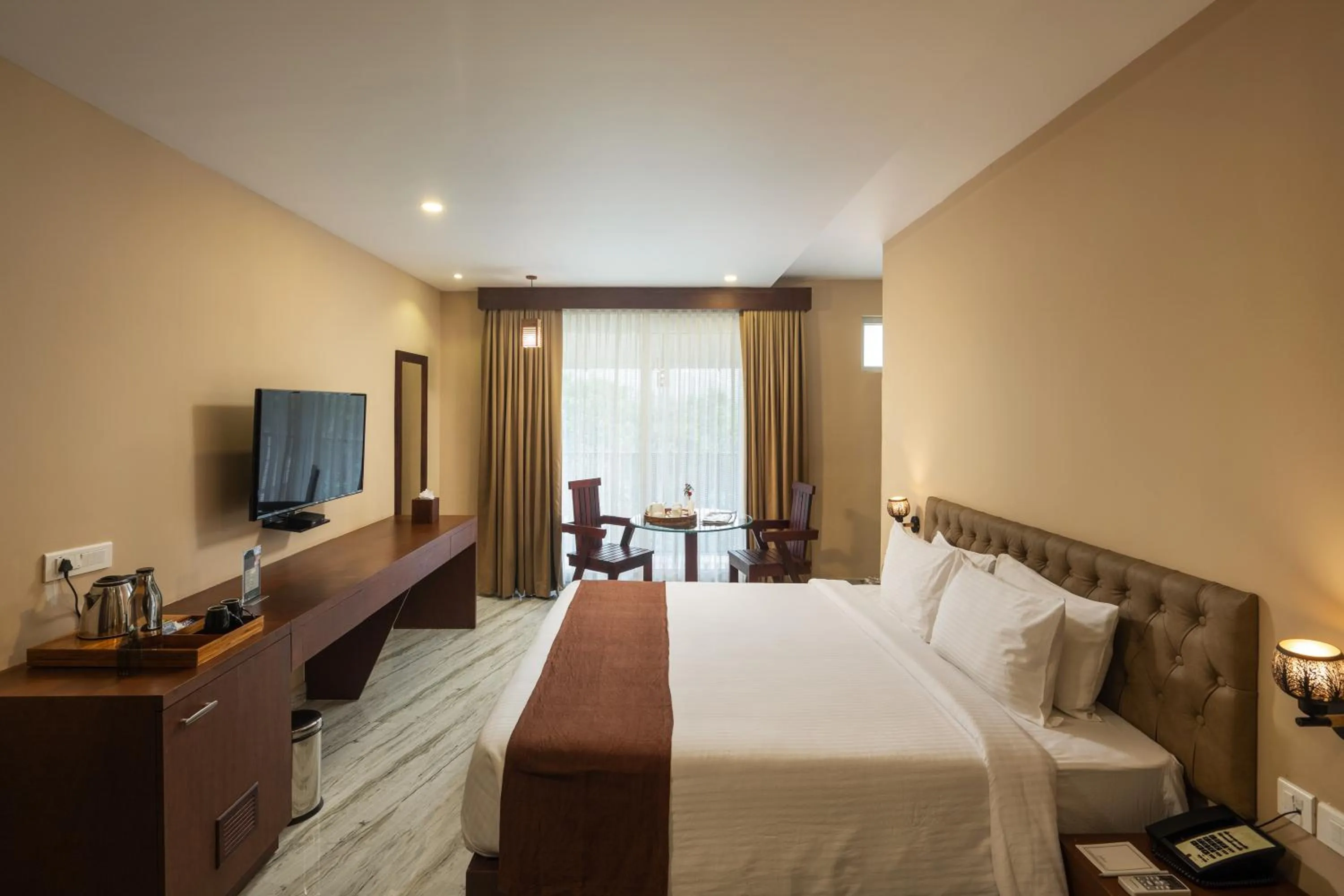 Bed in Au Revoir Wellness Resort, Malampuzha