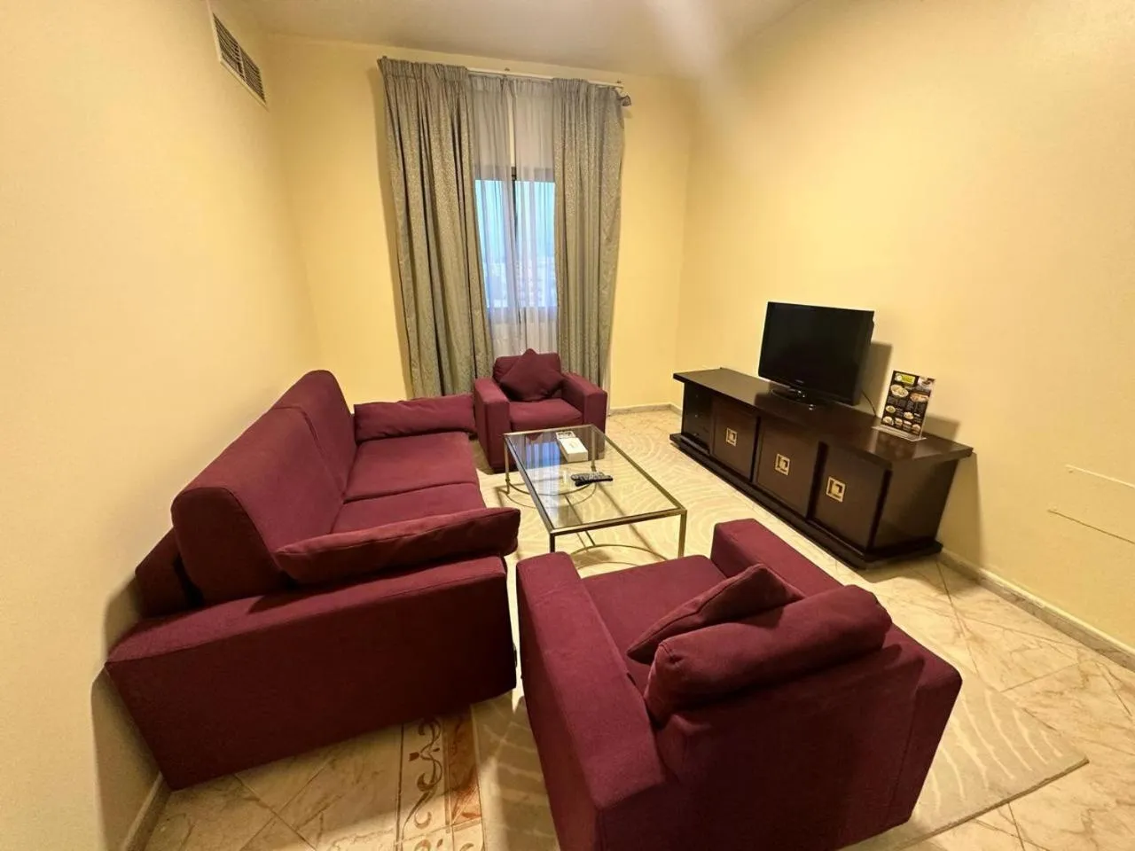 Living room in Safari Hotel Apartments