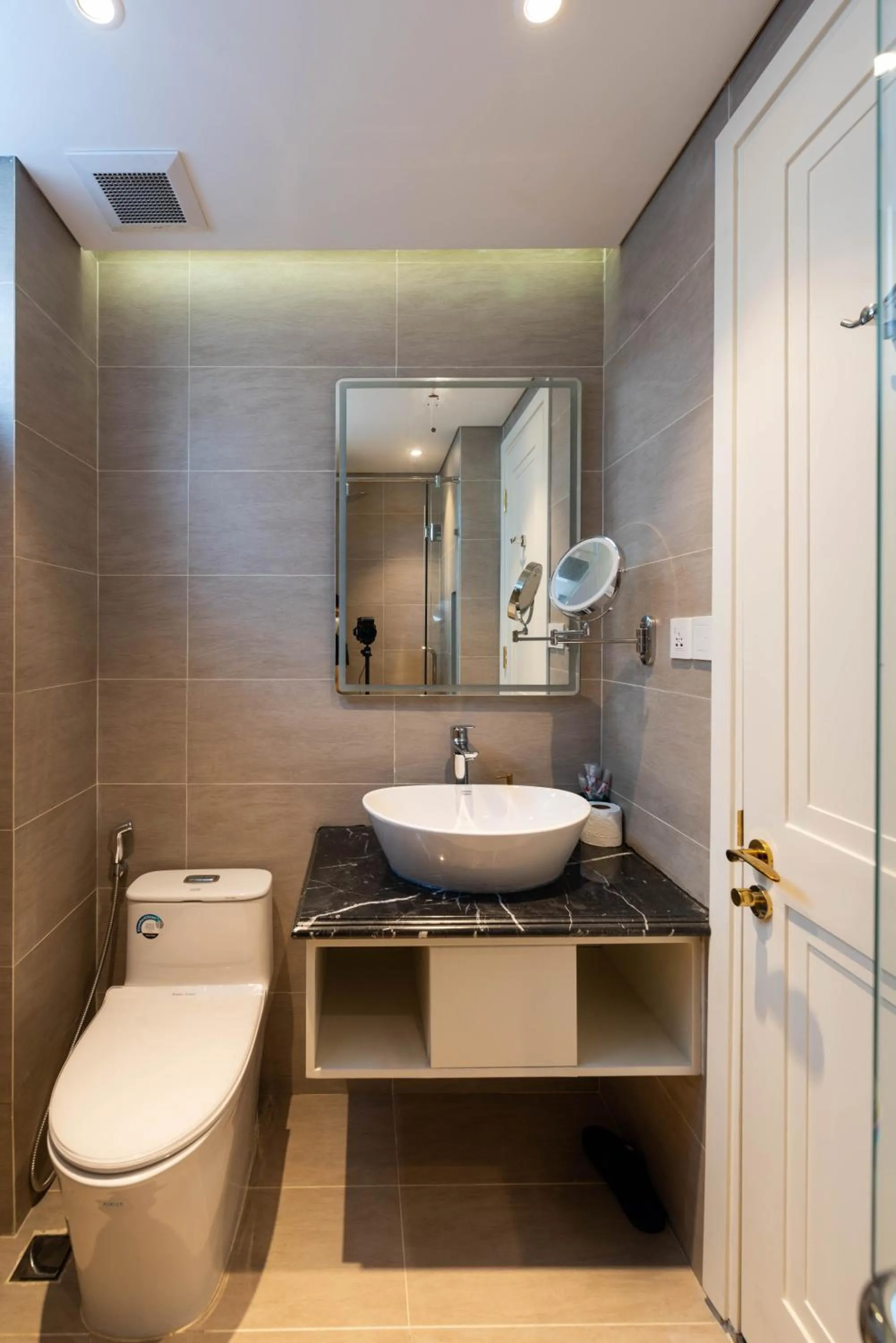 Toilet in Louis Mo Apartment