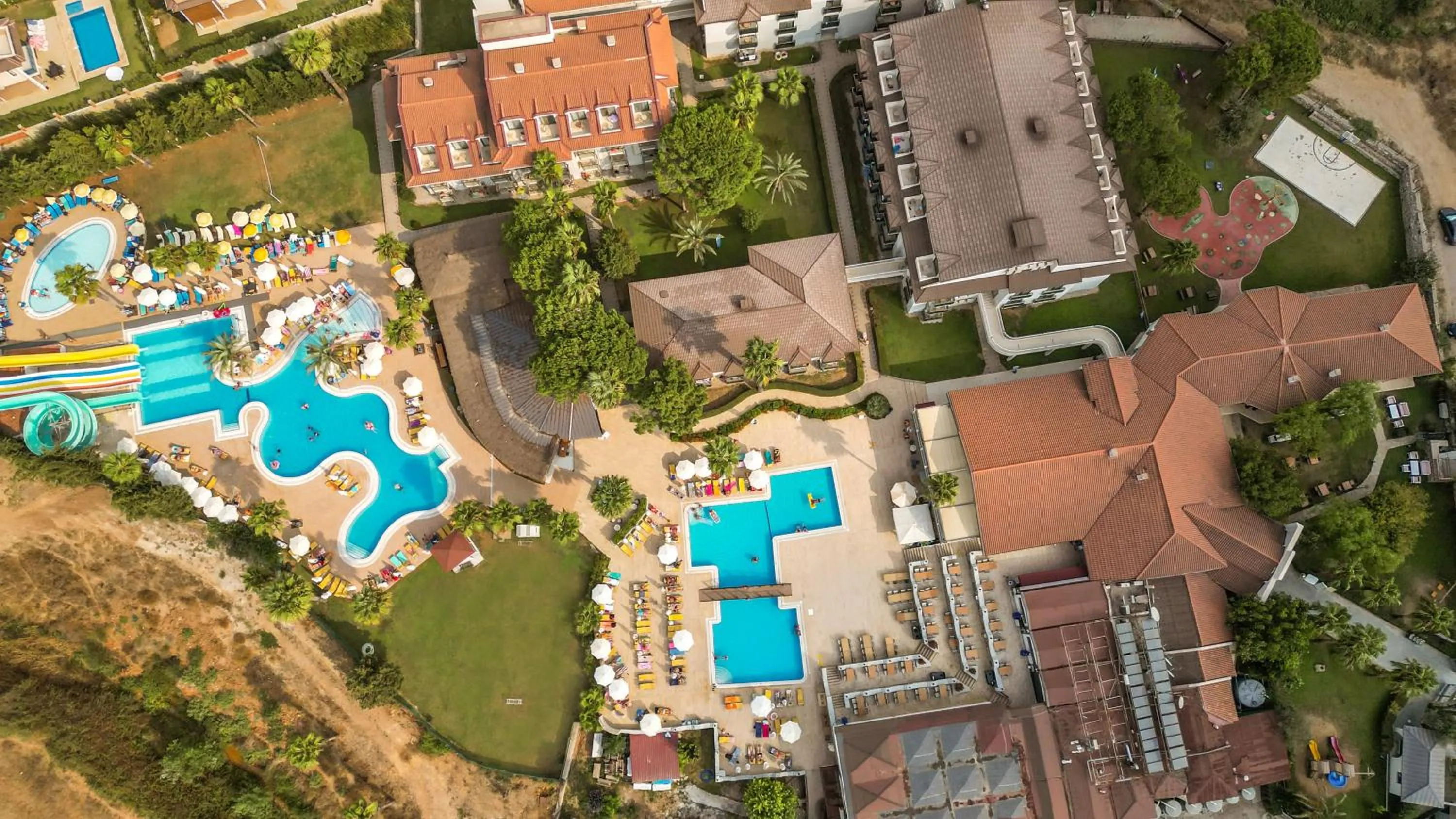 Bird's eye view in Orka Village Hisarönü