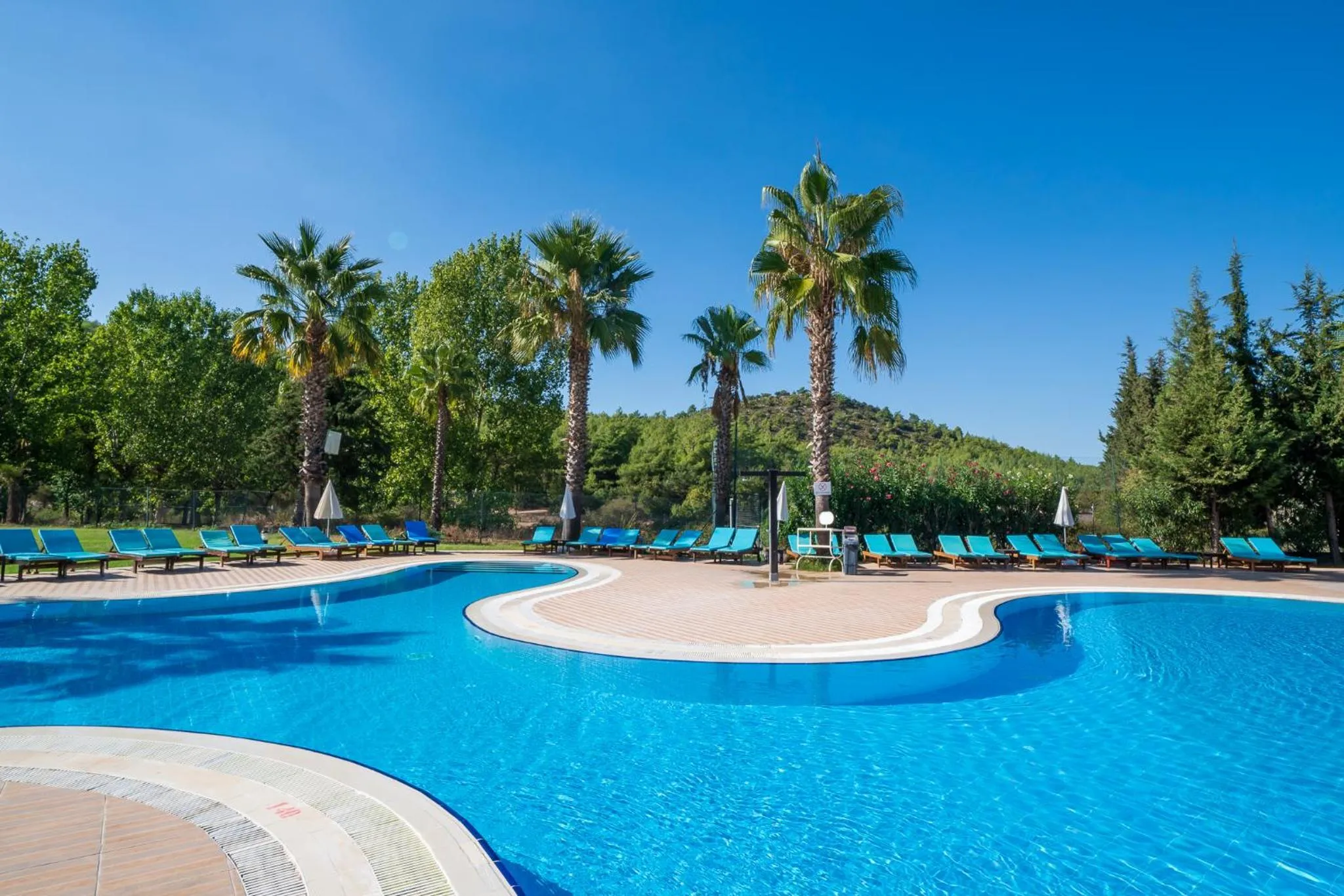 Swimming pool in Orka Village Hisarönü