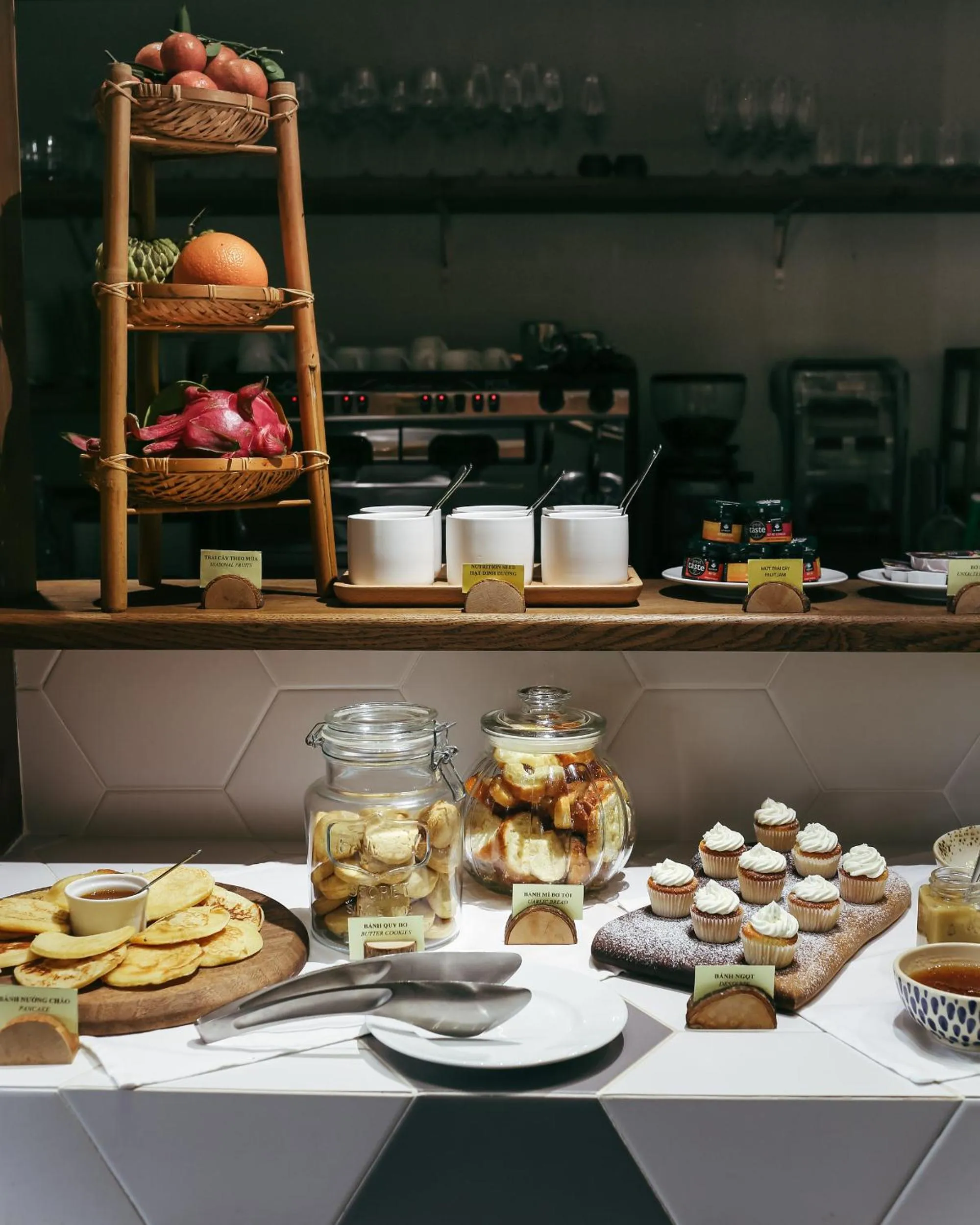 Buffet breakfast in JM Boutique Hotel