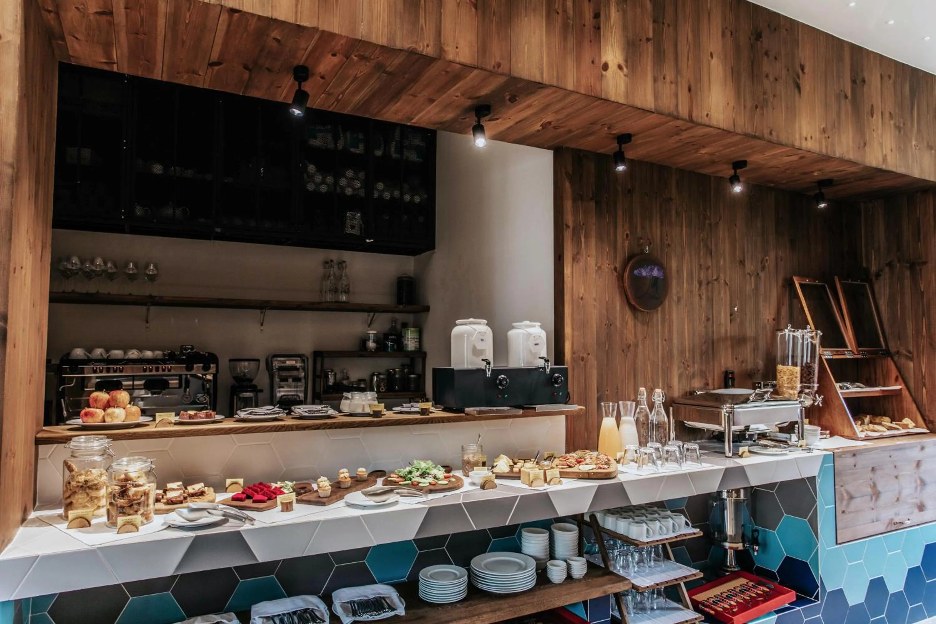 Buffet breakfast in JM Boutique Hotel