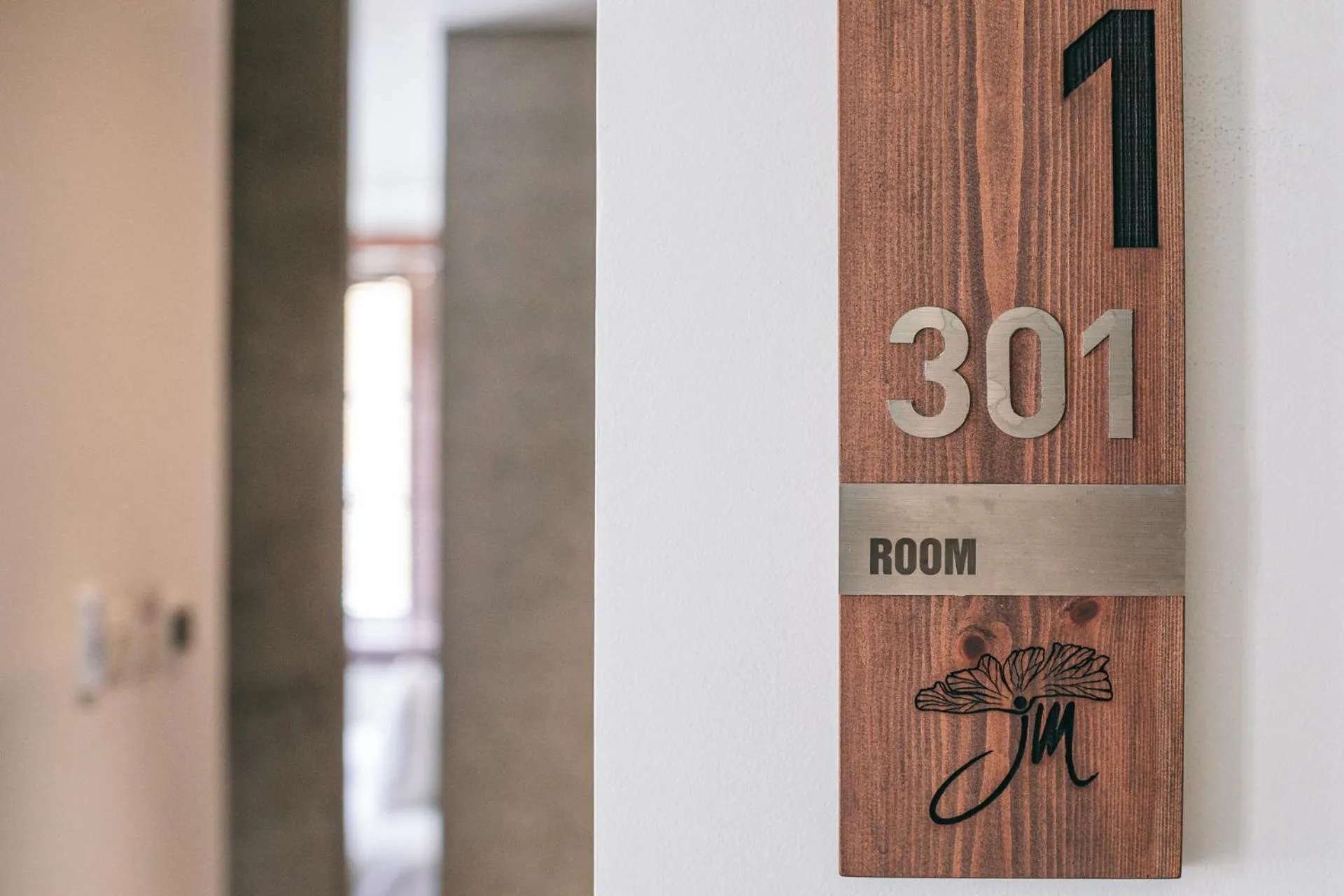 Decorative detail in JM Boutique Hotel