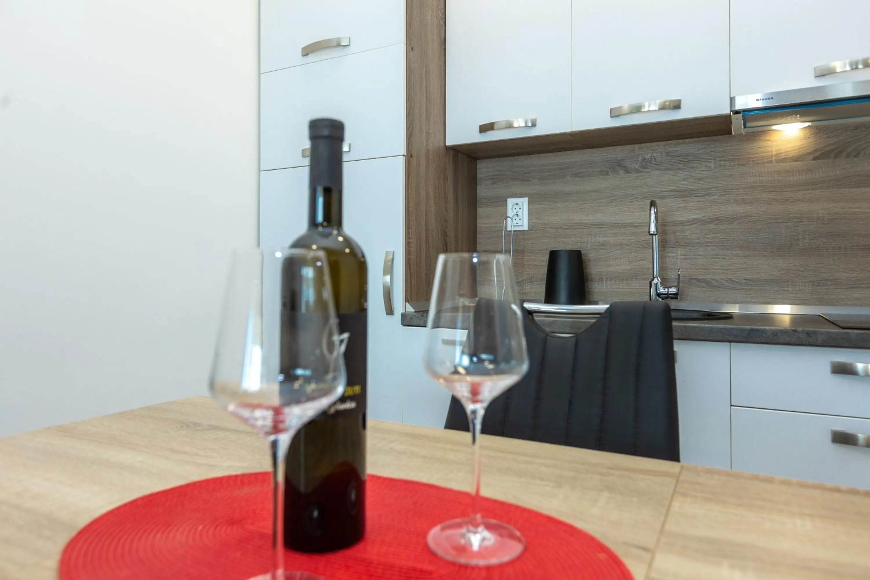 Kitchen or kitchenette in Apartments Maris