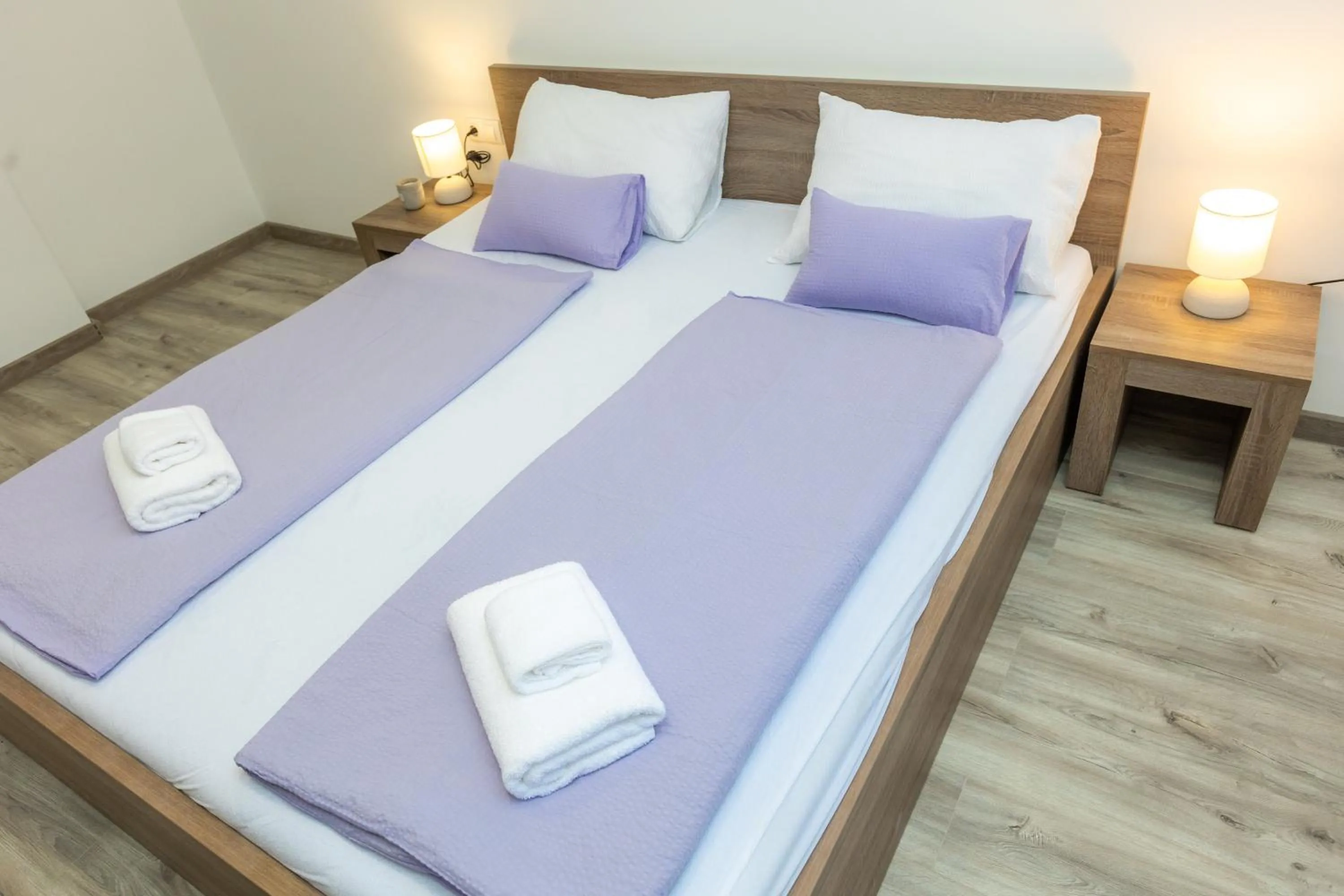Bed in Apartments Maris
