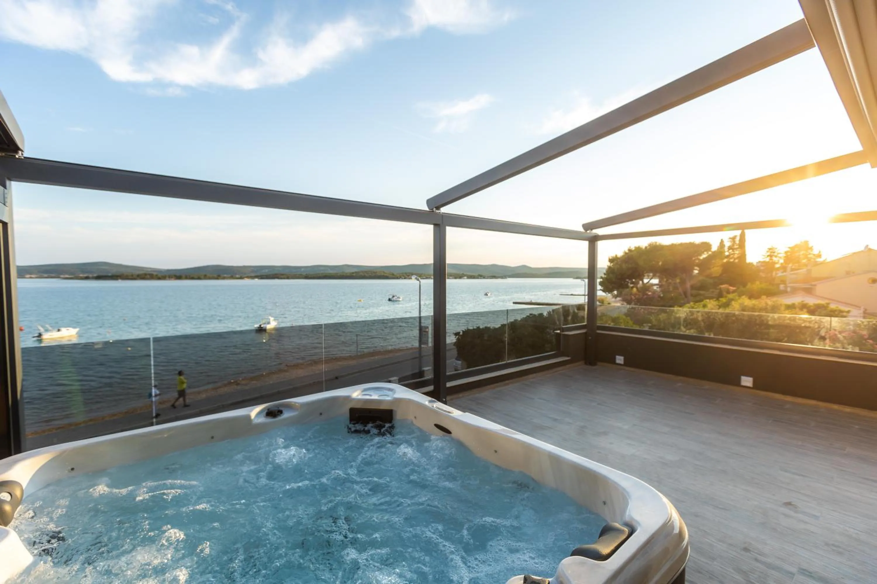 Sea view in Apartments Maris