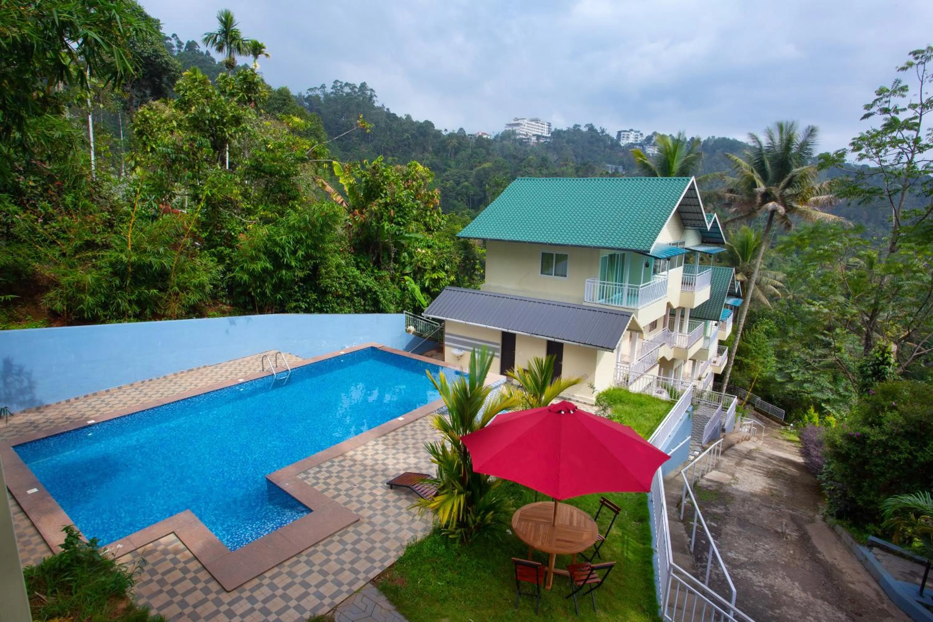 Swimming pool in The Arbour Resort Munnar