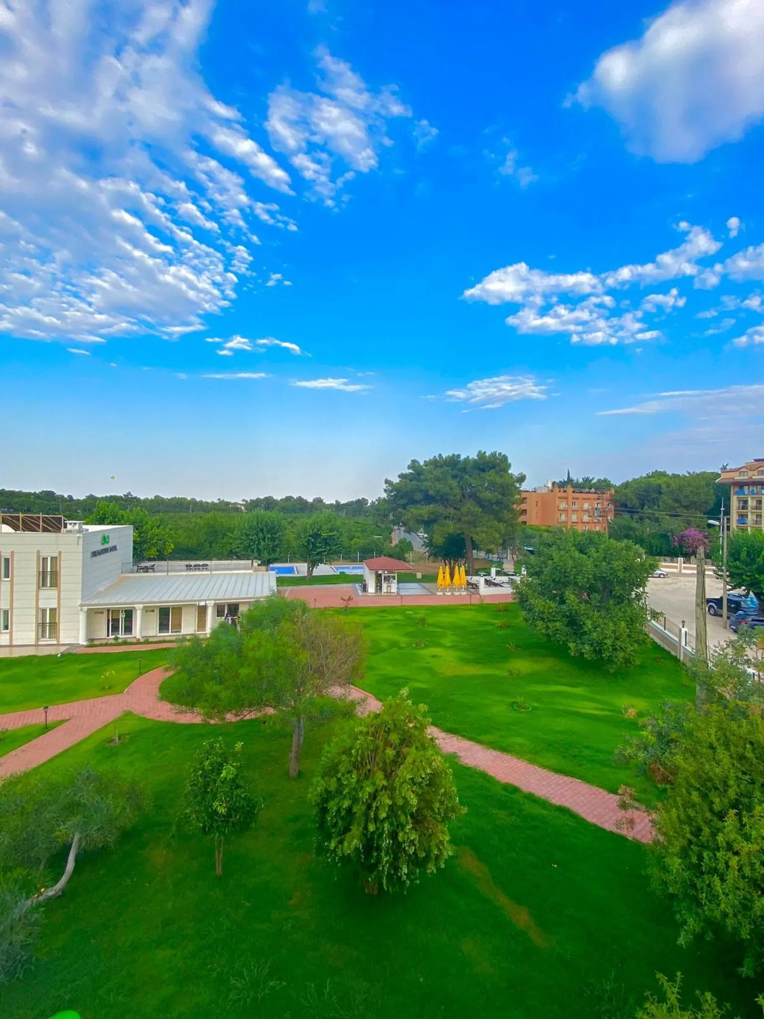 Garden view in Dream Town Hotel&Restaurant