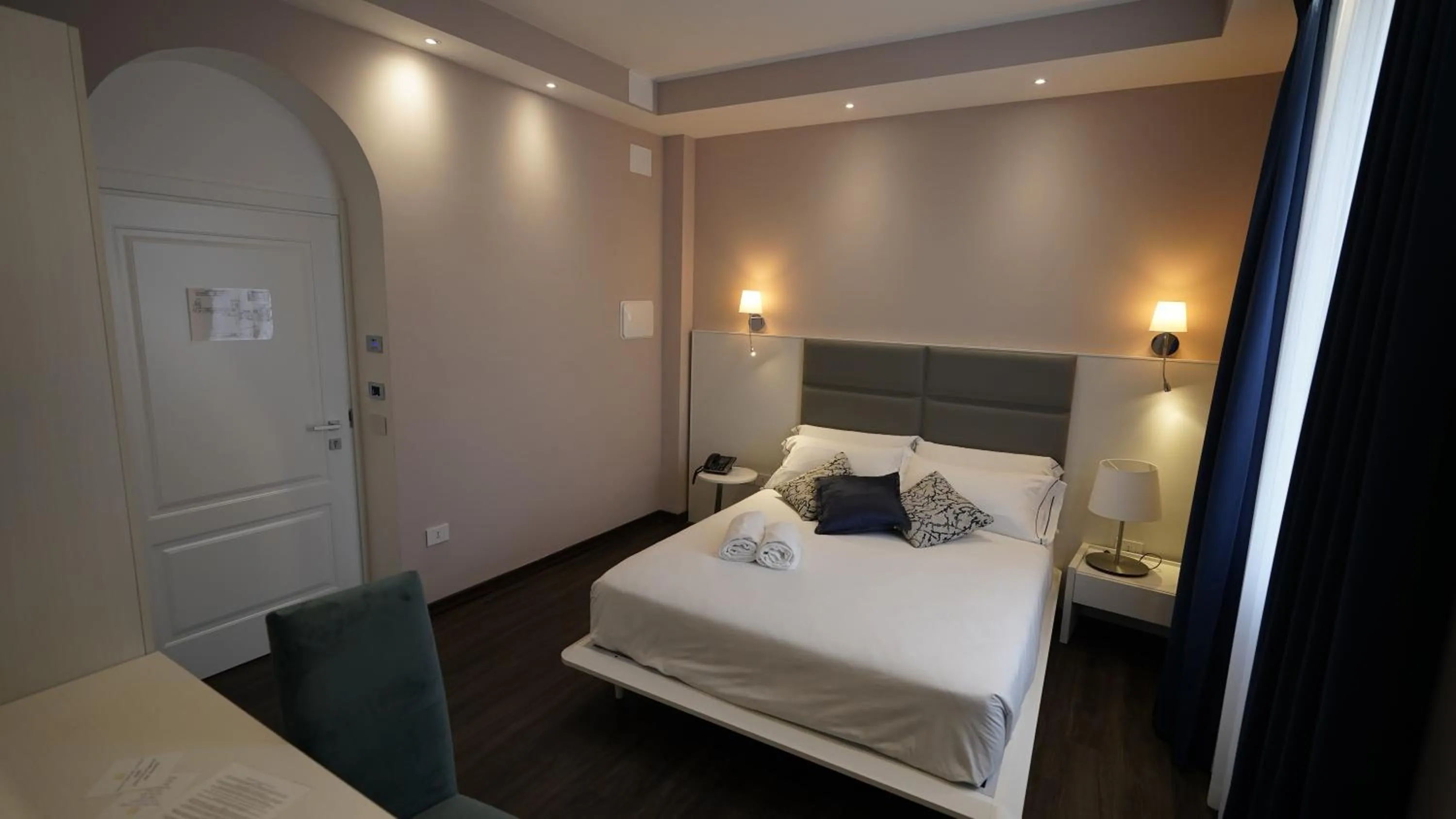 Bed in Palazzo Cappuccini Art Relais