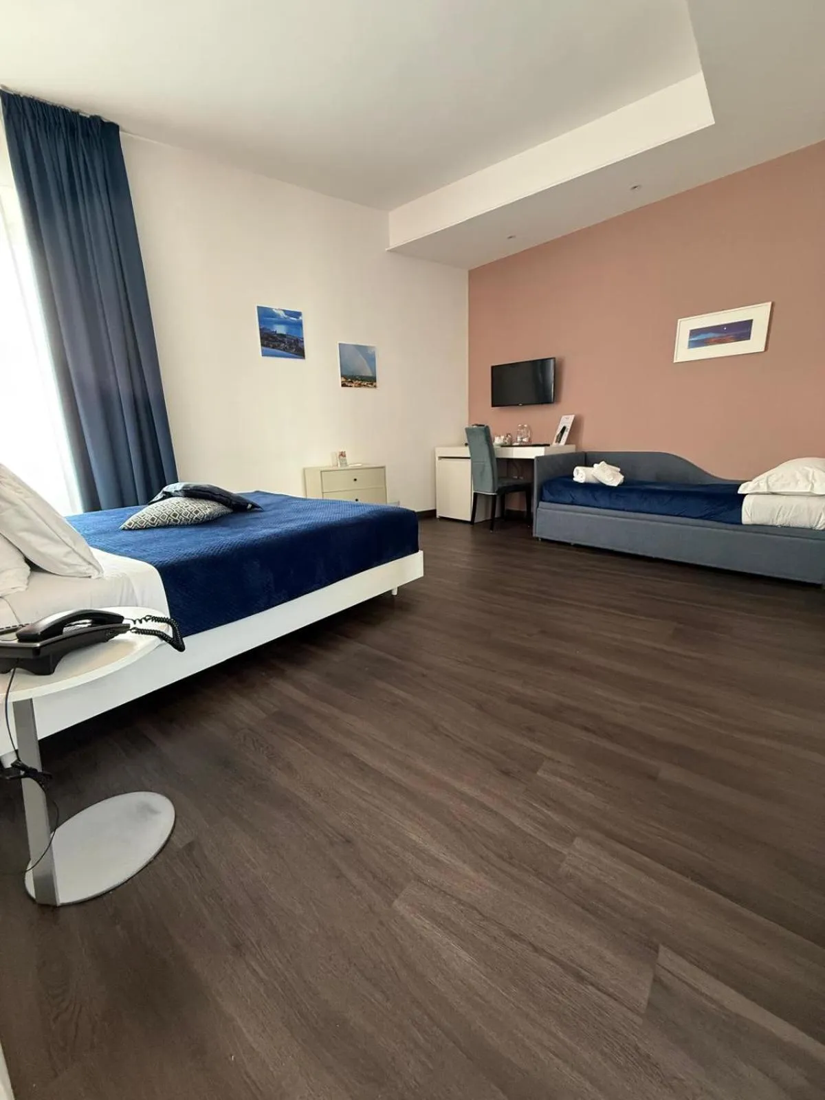 Bed in Palazzo Cappuccini Art Relais