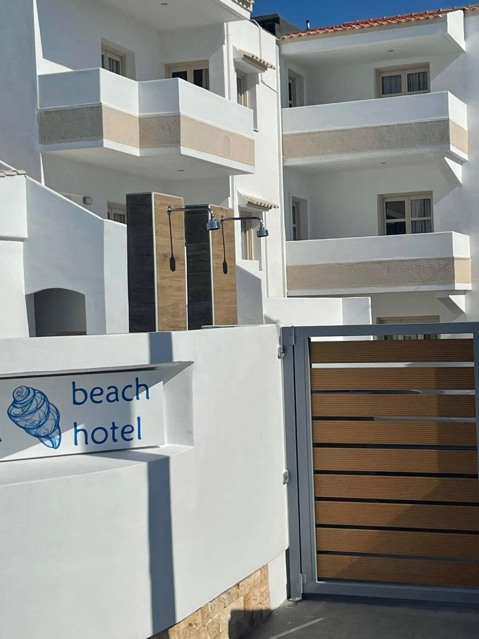 Facade/entrance in Coralli Beach Hotel