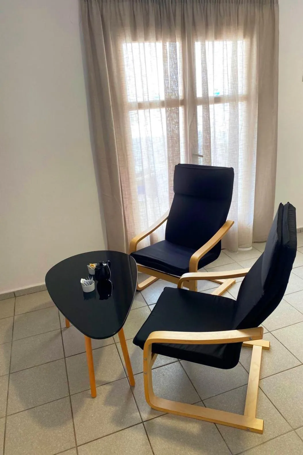 Seating area in Coralli Beach Hotel