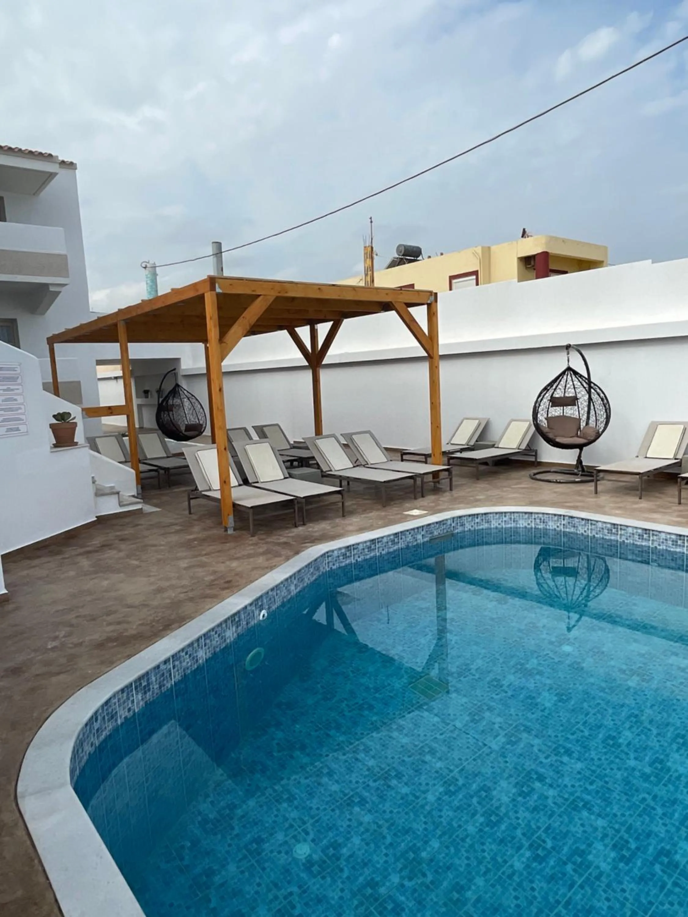 Swimming pool in Coralli Beach Hotel