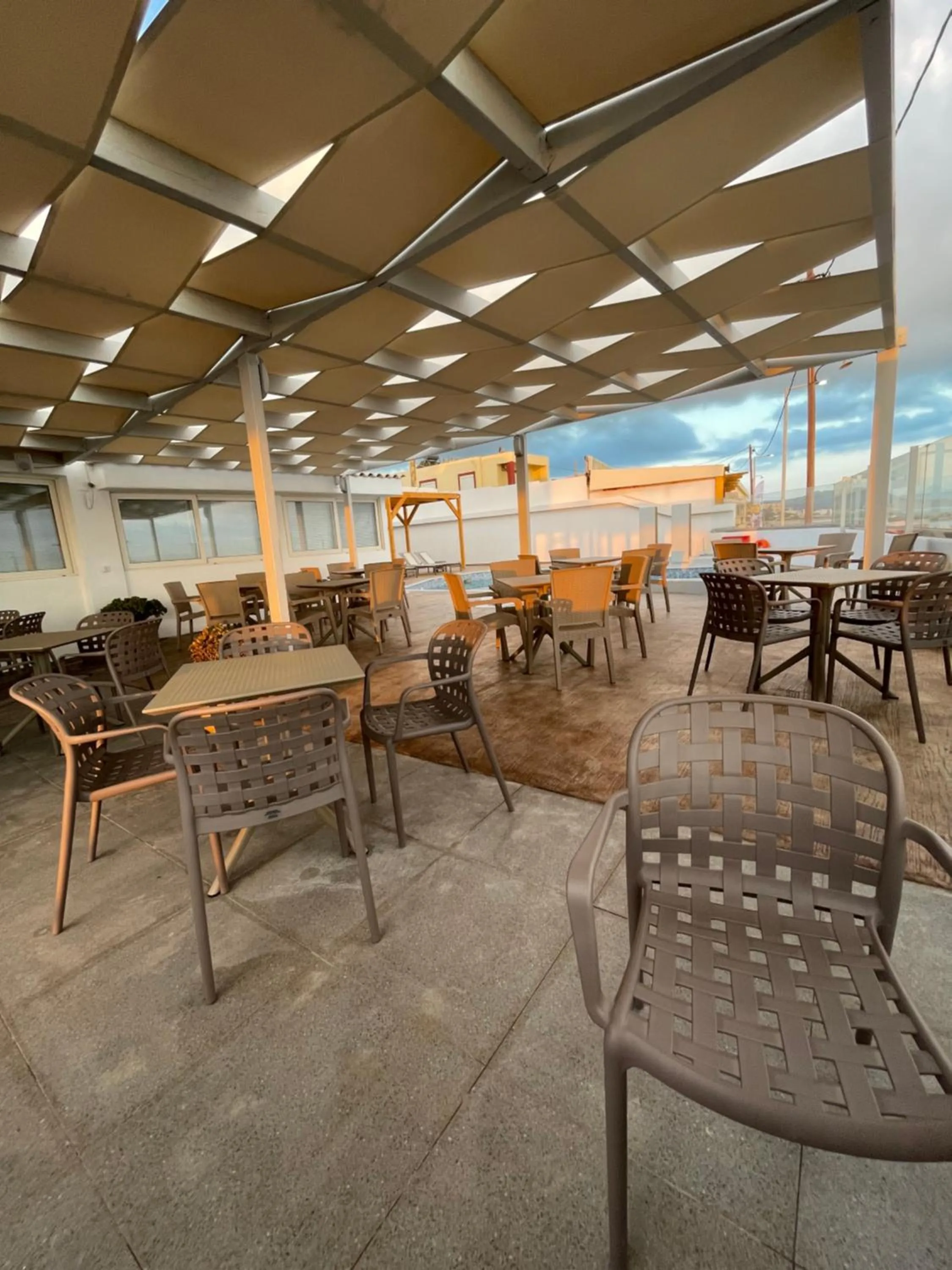 Lounge or bar in Coralli Beach Hotel