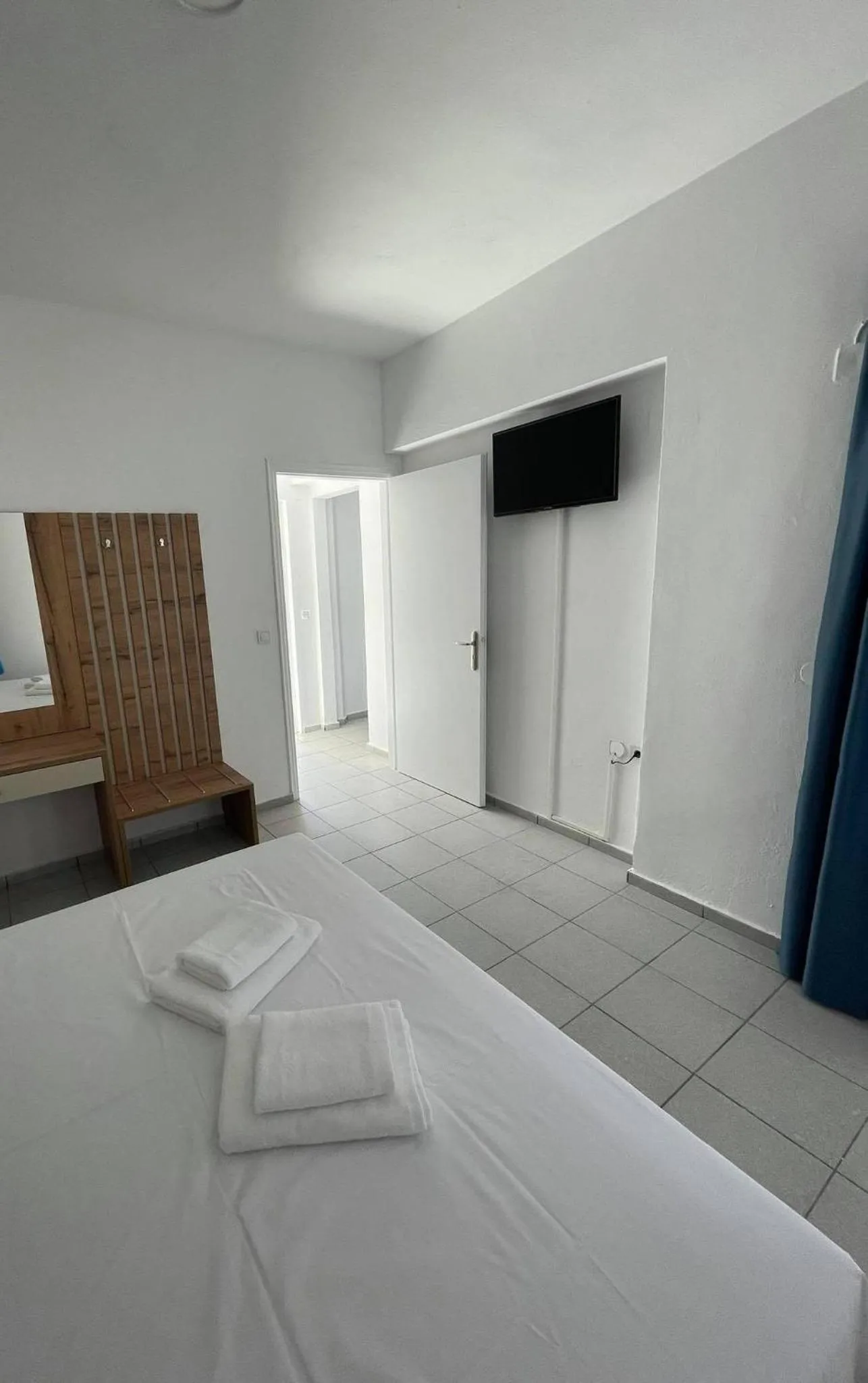 Bed in Coralli Beach Hotel