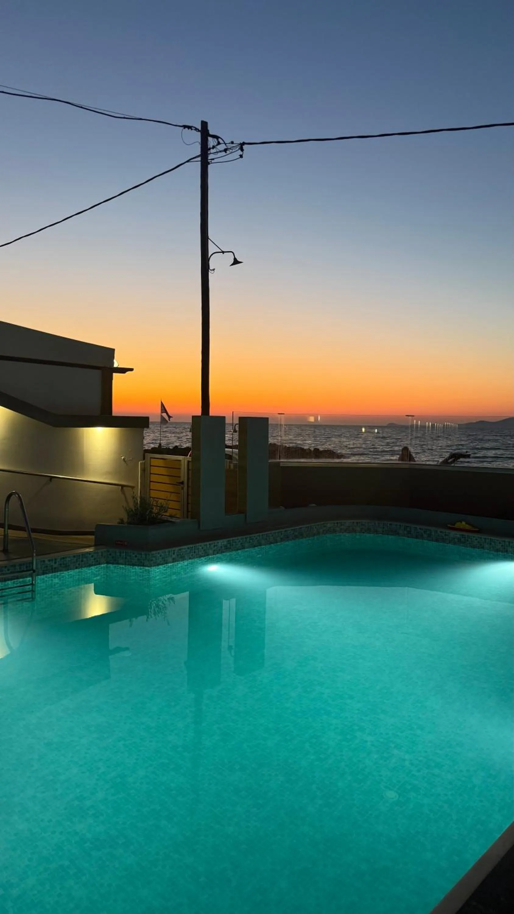 Swimming pool in Coralli Beach Hotel