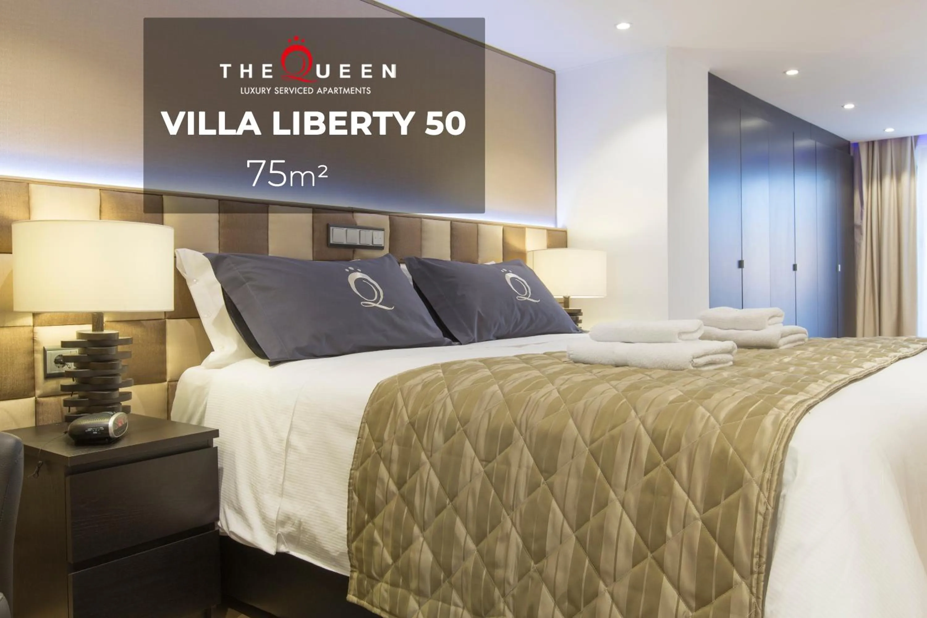 Photo of the whole room, Bed in The Queen Luxury Apartments - Villa Liberty